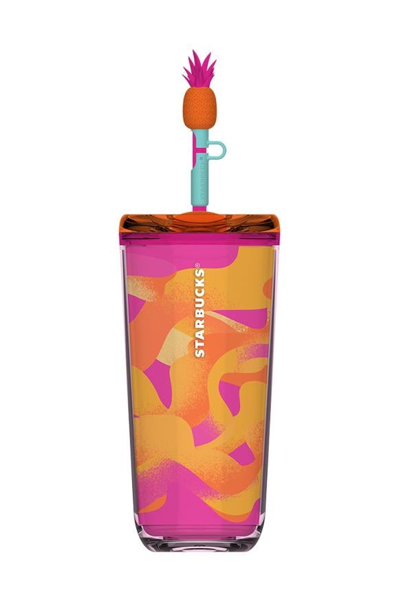 Starbucks® Plastik Soğuk İçecek Bardağı - Ananas Şekilli Tıkaçlı - 473 ml - 11168633