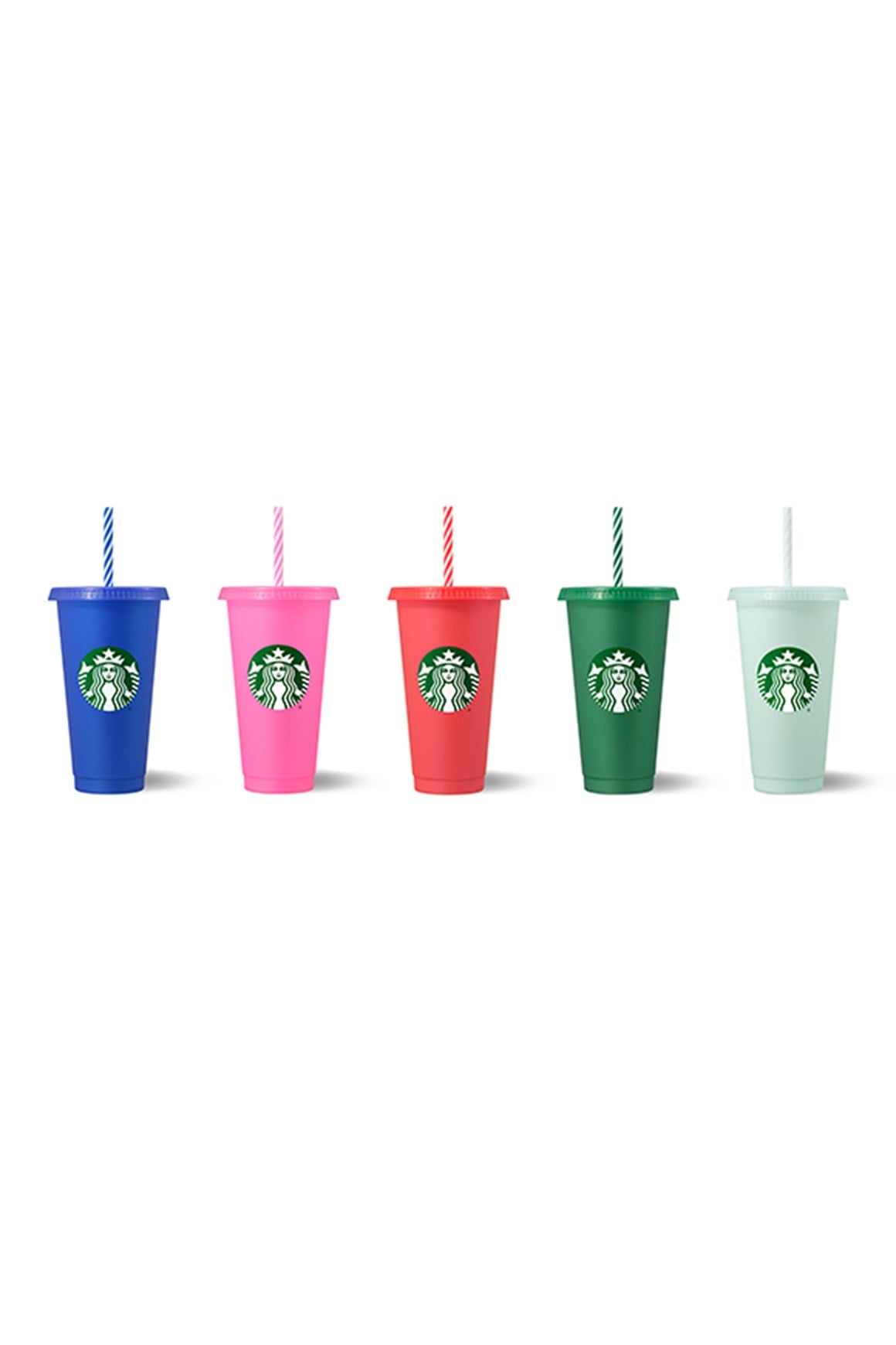 Starbucks® Renkli 5'li Reusable Soğuk İçecek Bardağı (710 ml.) - 11137077