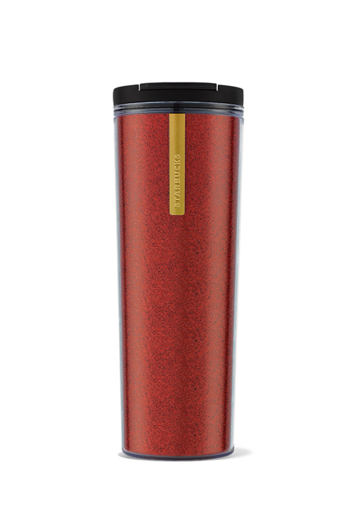 Starbucks® Simli Plastik Termos - Kırmızı - 473 ml - 11147267