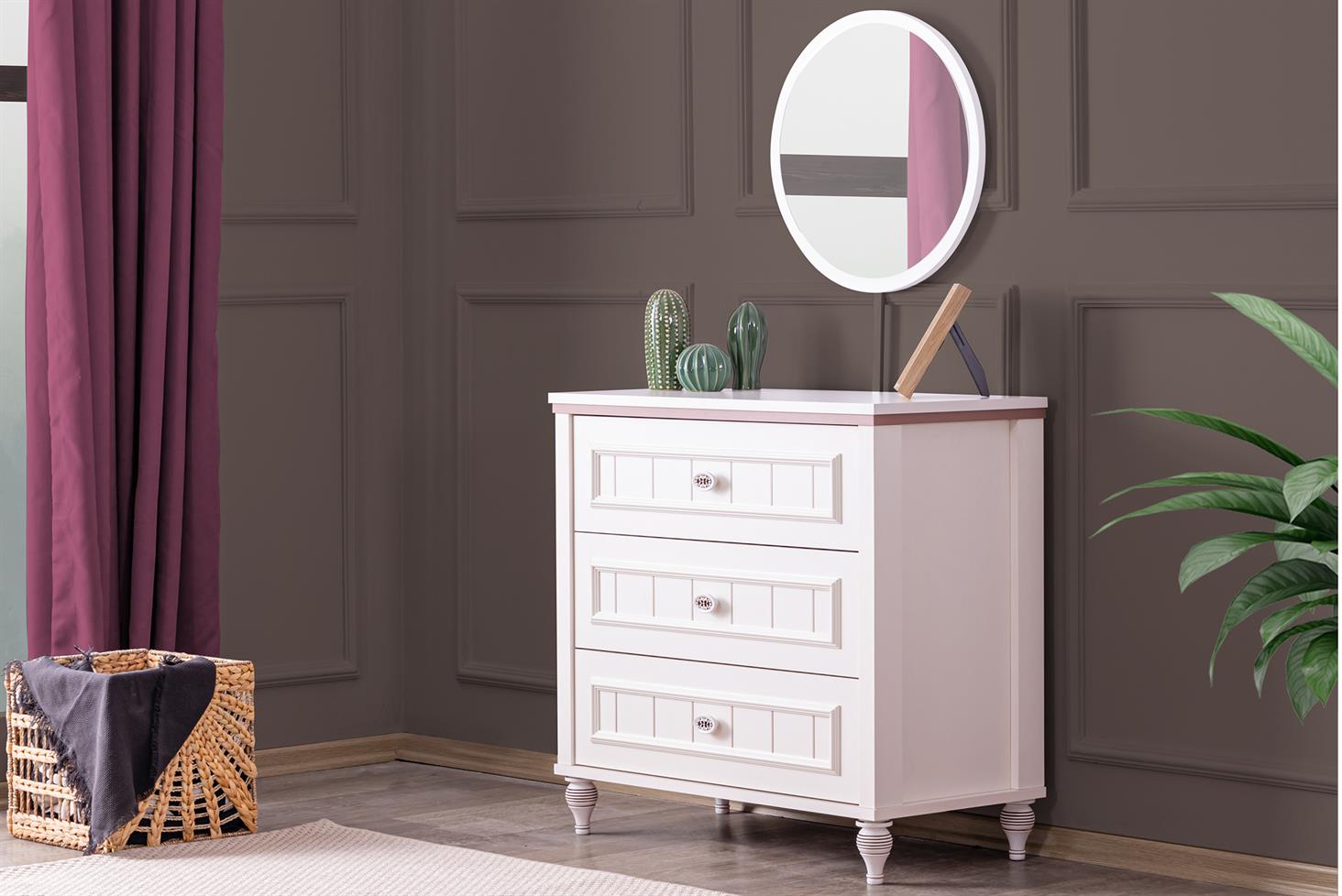 Ezgi Genç Odası Aynalı Şifonyer