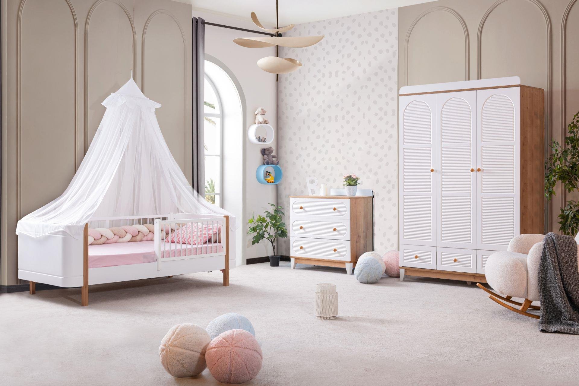 Lidya Çocuk Odası Takımı - Ceviz