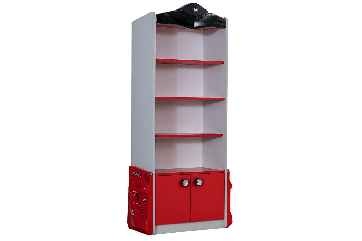 Sports Merso Arabalı Yataklı Çocuk Odası Takımı Kırmızı