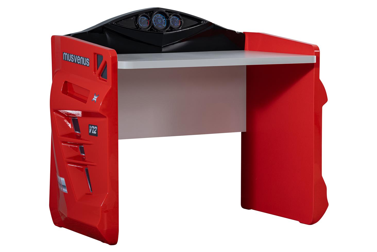 Sports Merso Arabalı Yataklı Çocuk Odası Takımı Kırmızı