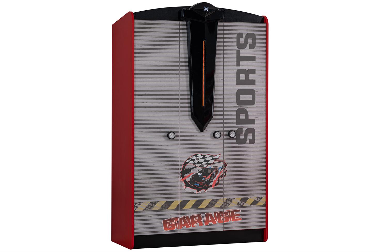 Sports Merso Arabalı Yataklı Çocuk Odası Takımı Kırmızı