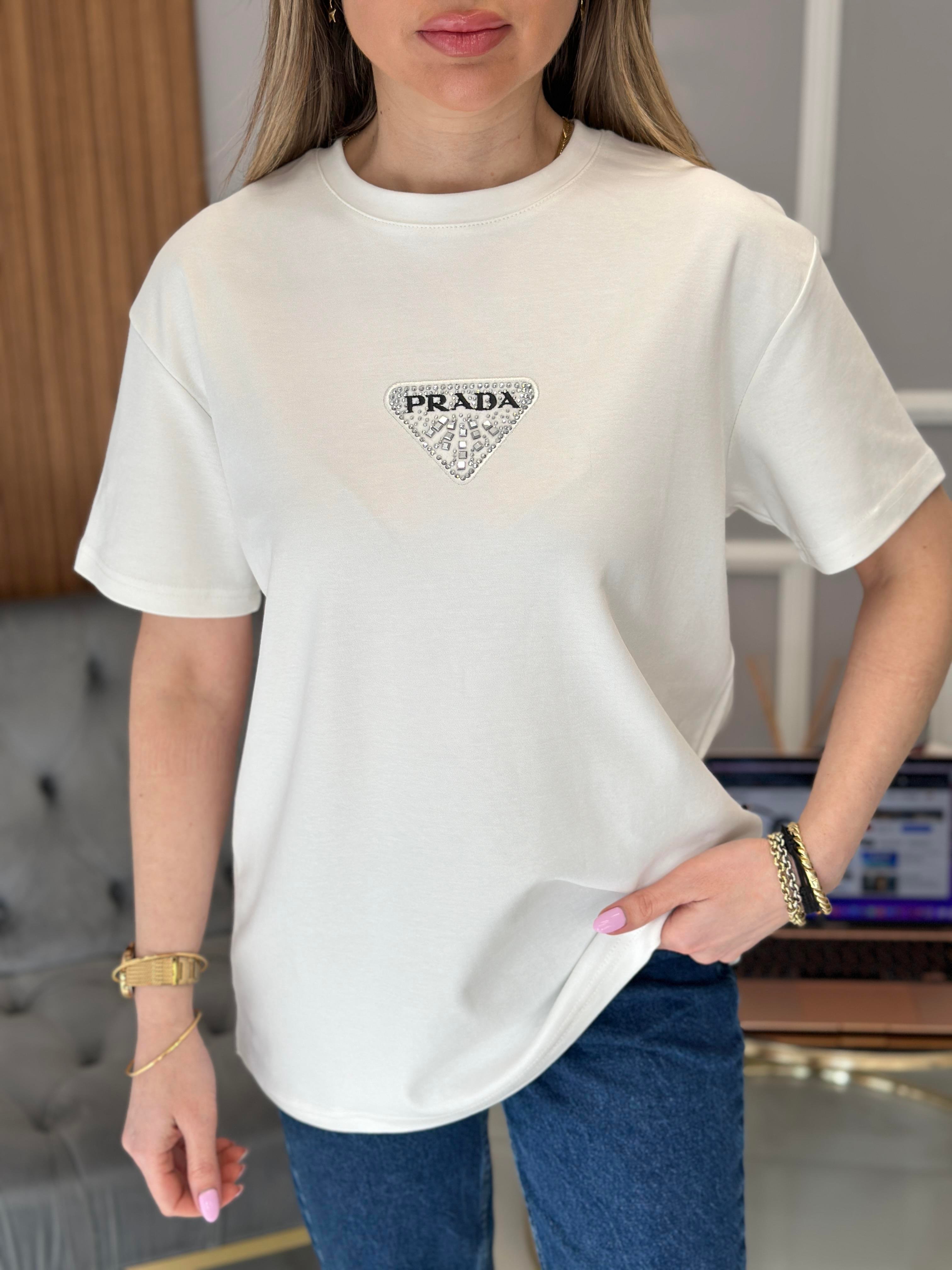  Pr T-Shirt Premium Armalı Beyaz