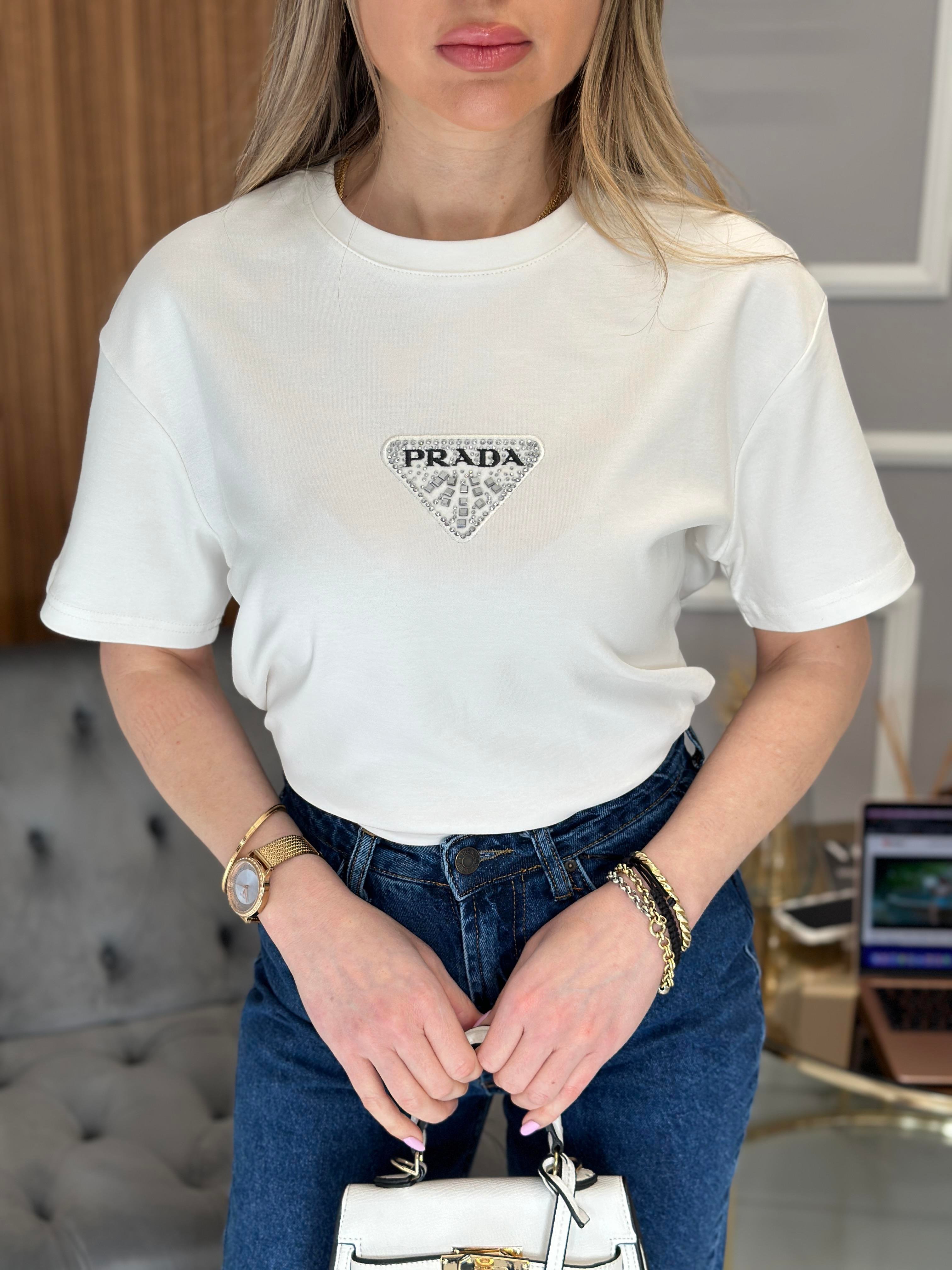  Pr T-Shirt Premium Armalı Beyaz