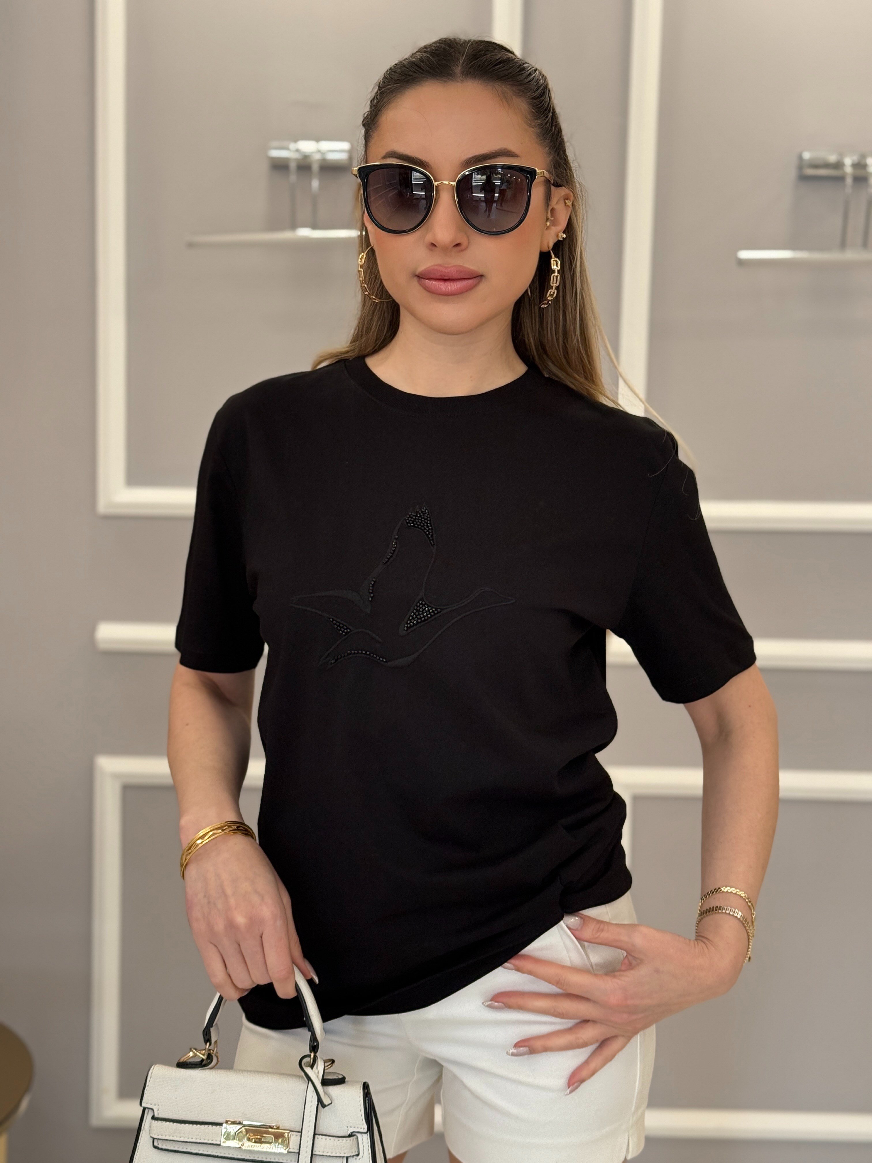 BN Premium Basic Siyah Tişört 