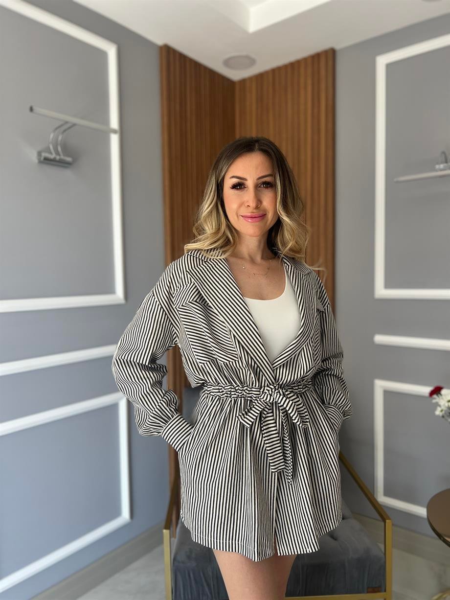 Çizgili Ceket 