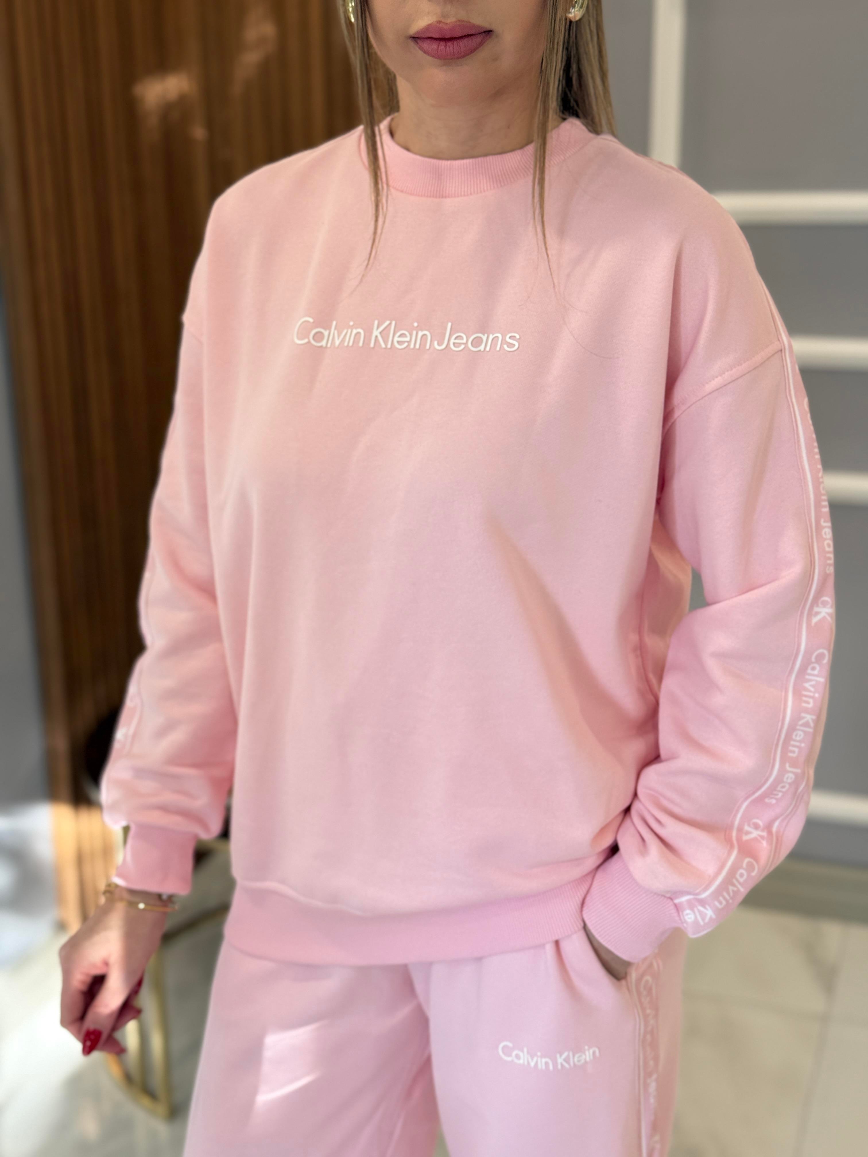 Cnk Kol Detaylı Sweat Pembe Boyu 65