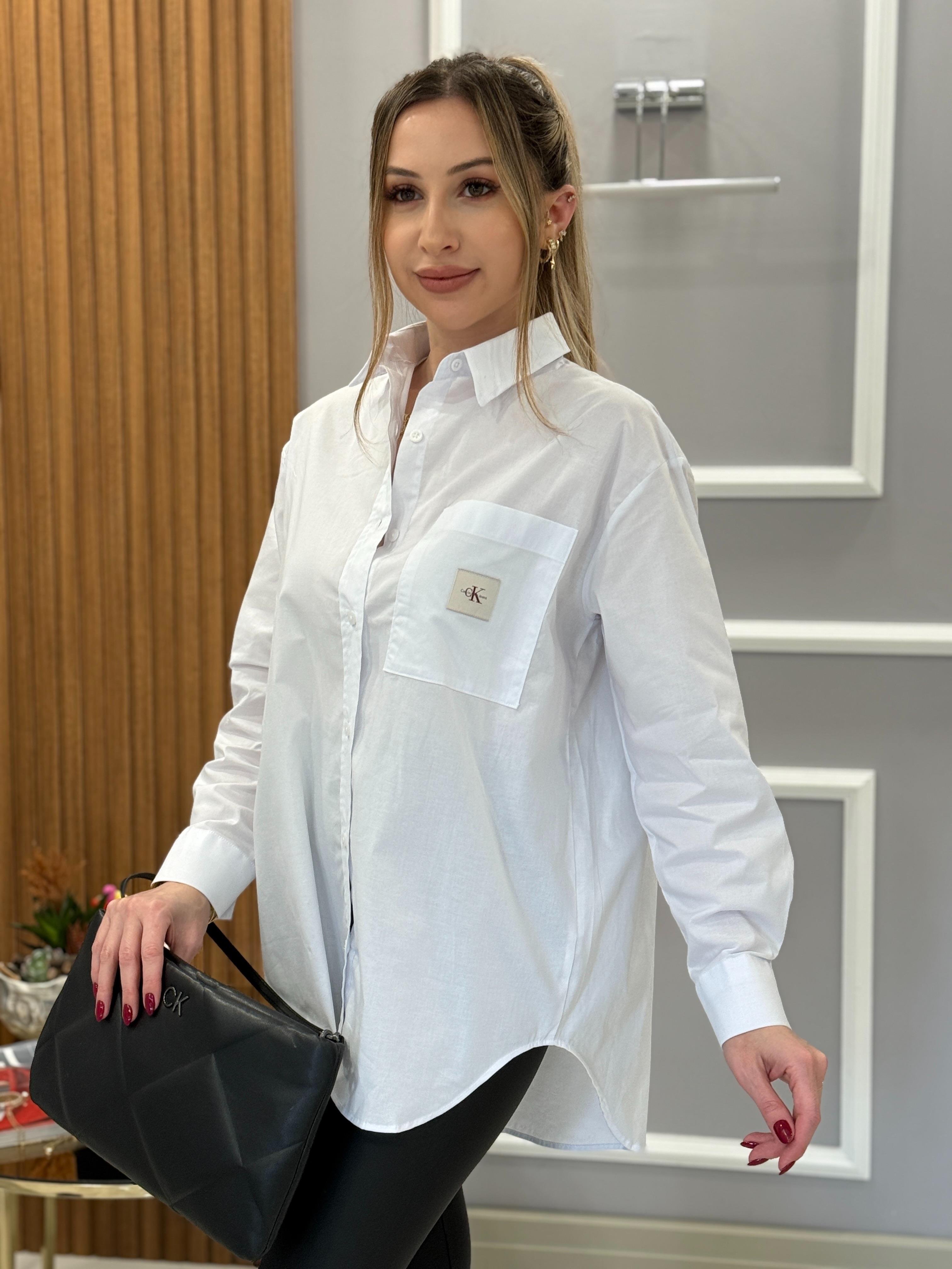 Cnk Oversize Beyaz Gömlek 
