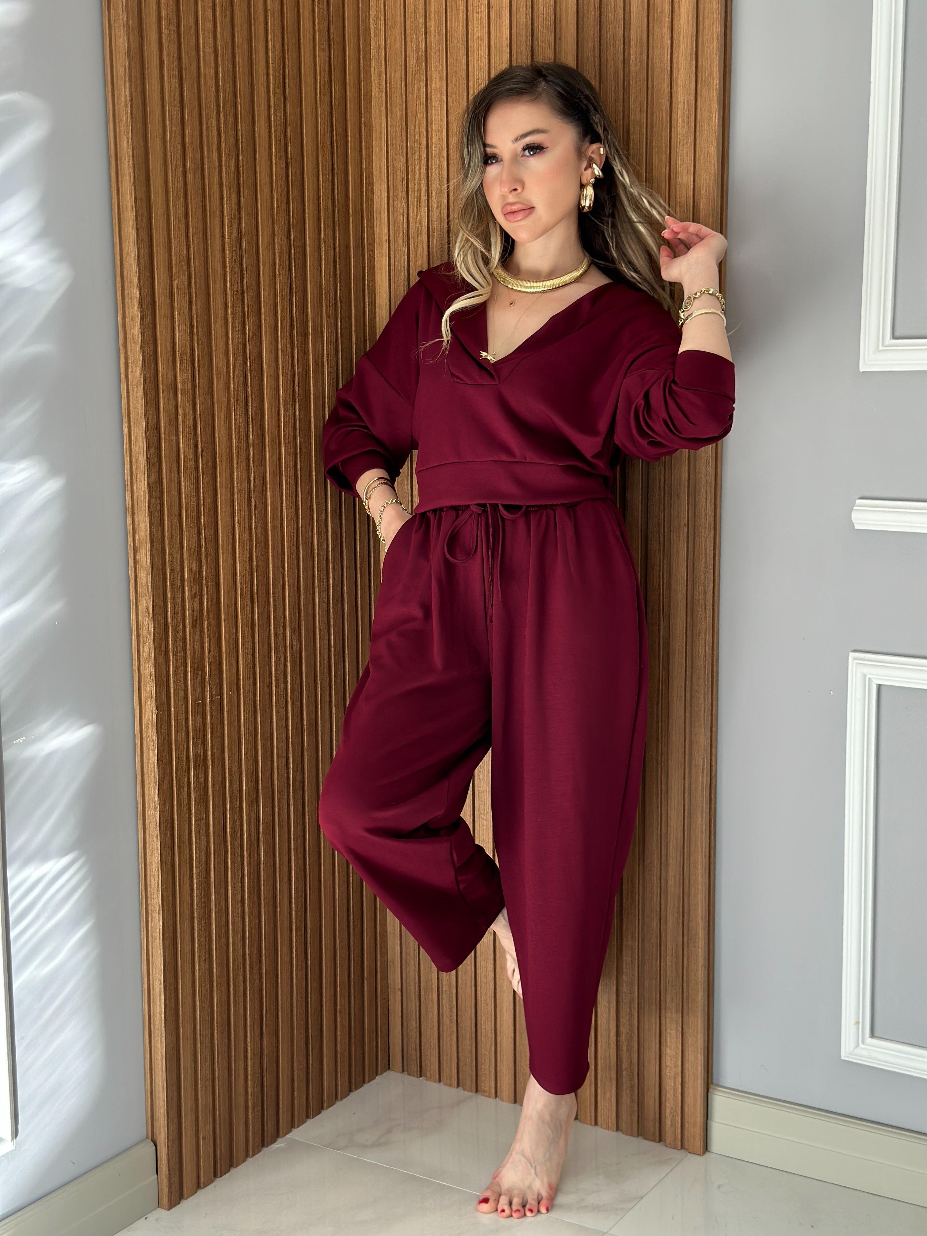 Eşofman Takım Modal Bordo