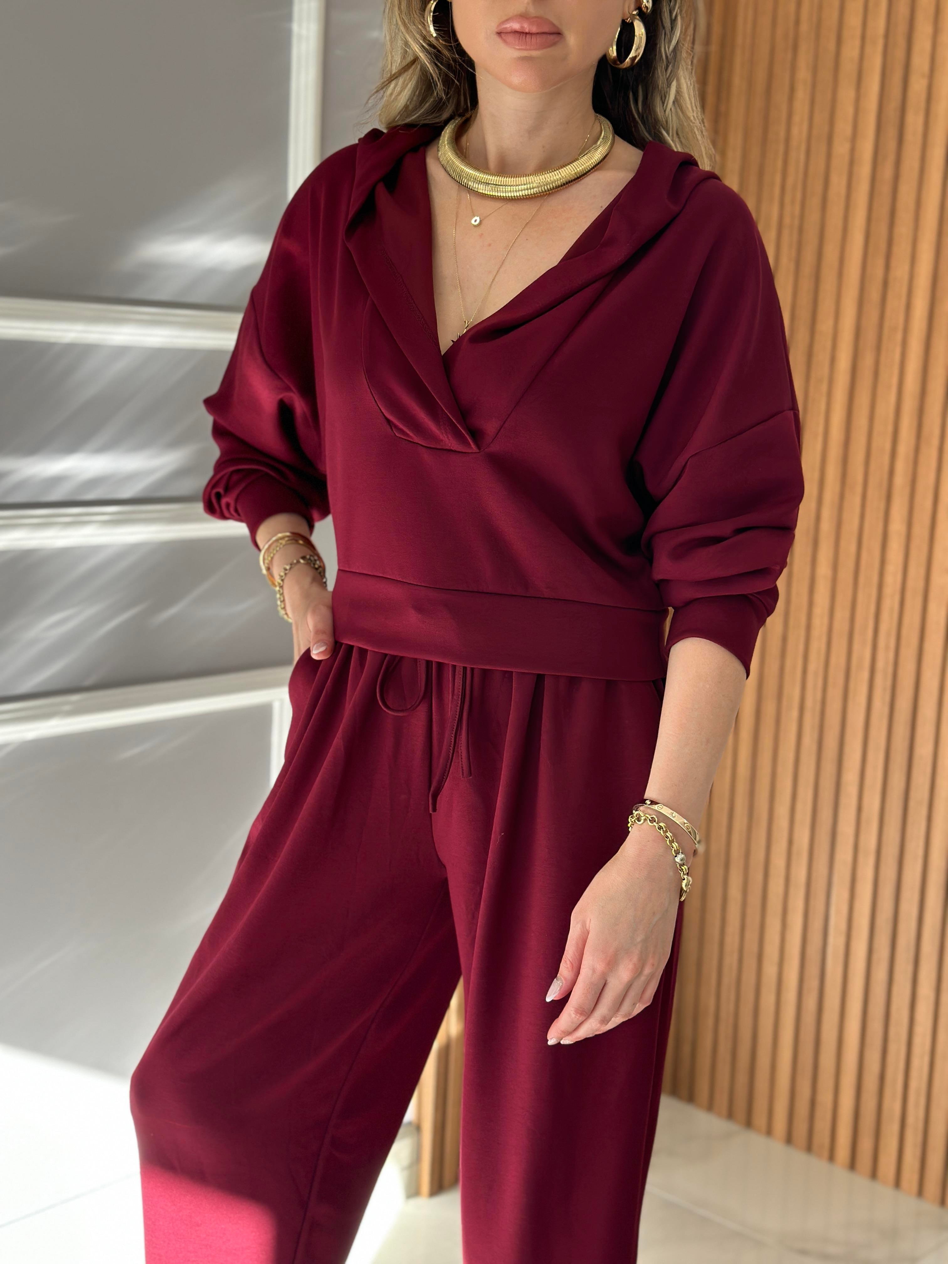 Eşofman Takım Modal Bordo