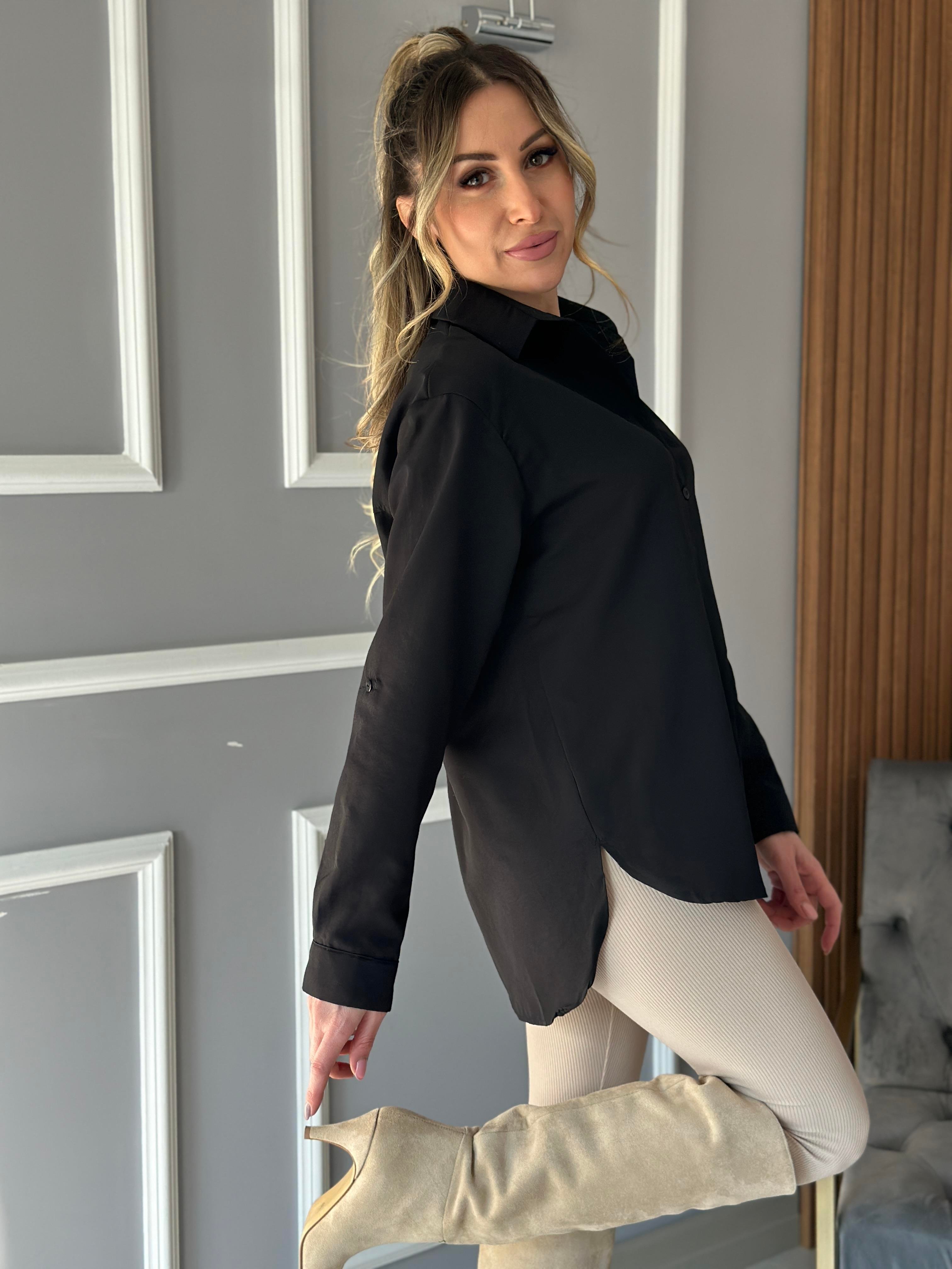 Gömlek Oversize Siyah
