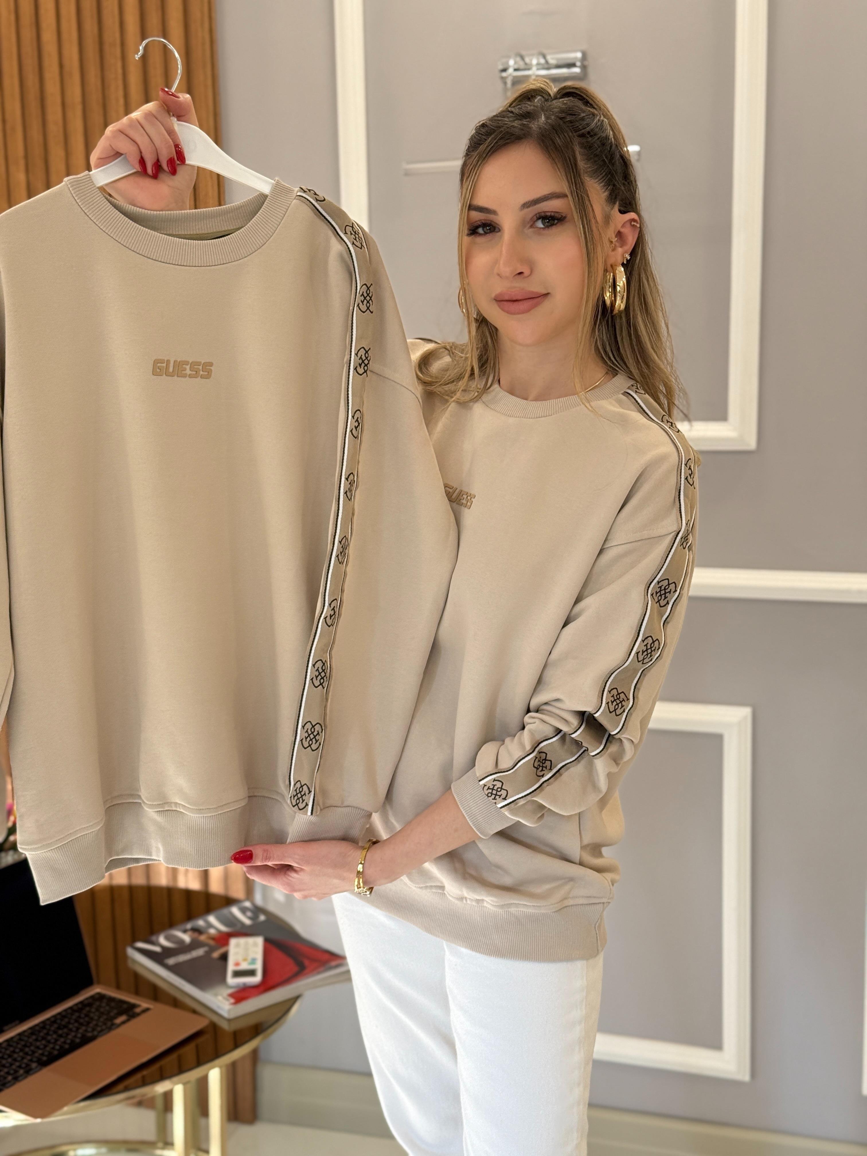 Gu Kol Detaylı Sweat Vizon 65 cm