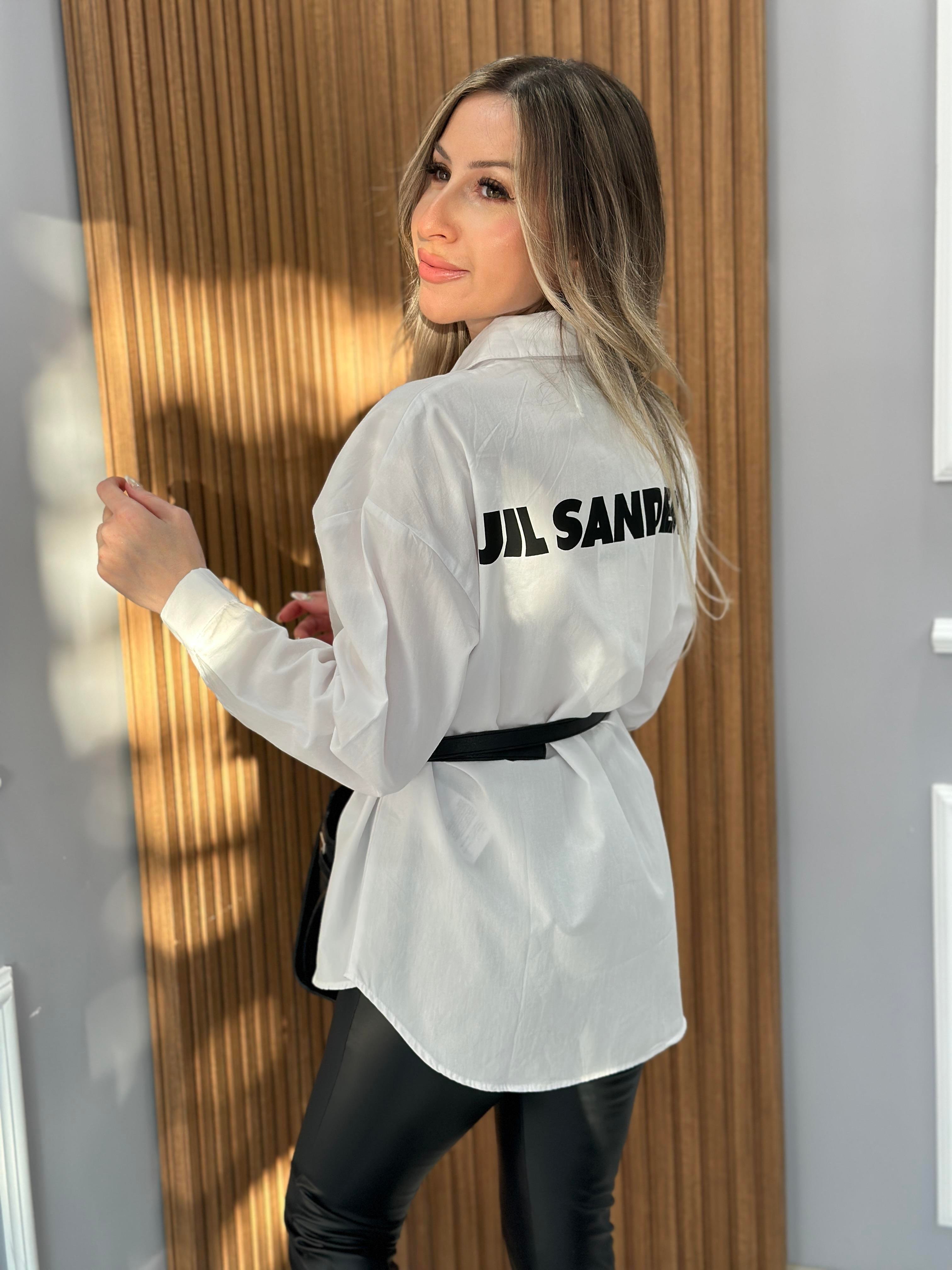 Js Gömlek Oversize Beyaz