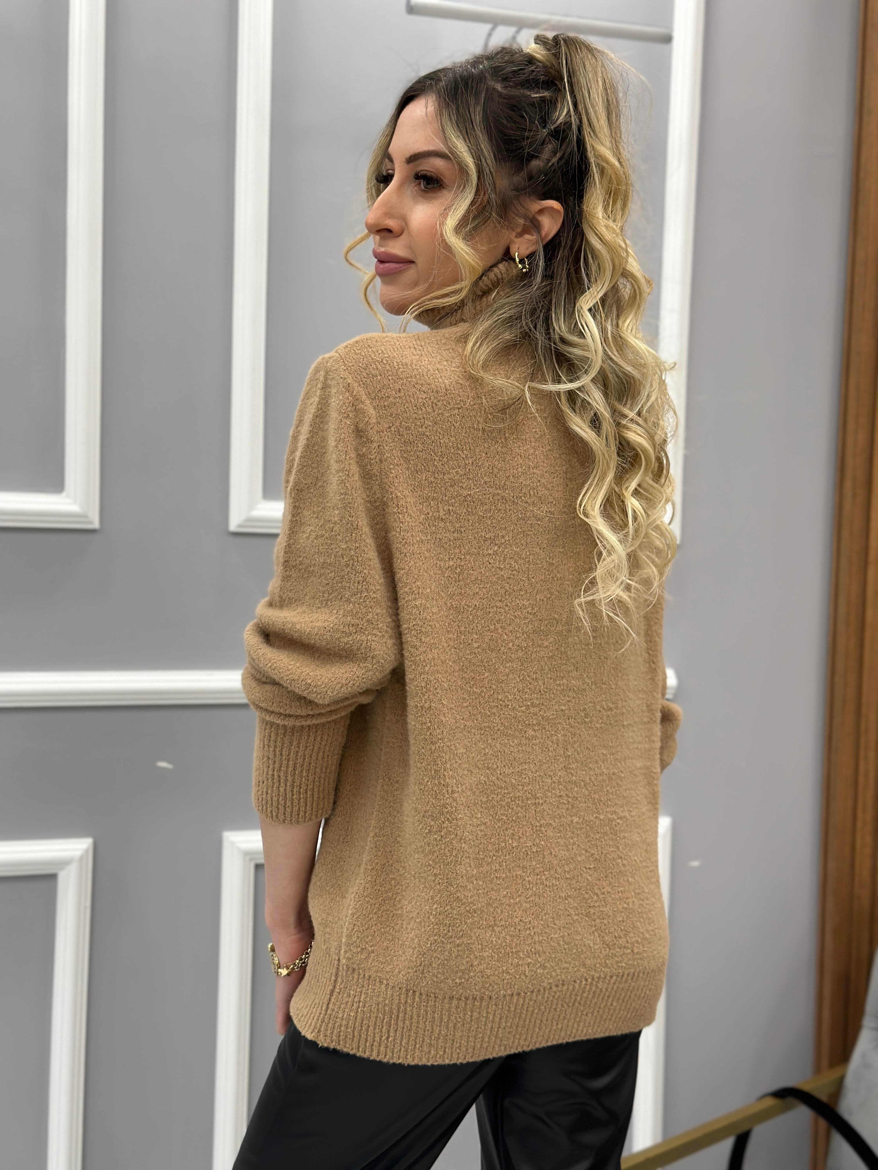 Kazak Balıkçı Yaka Camel