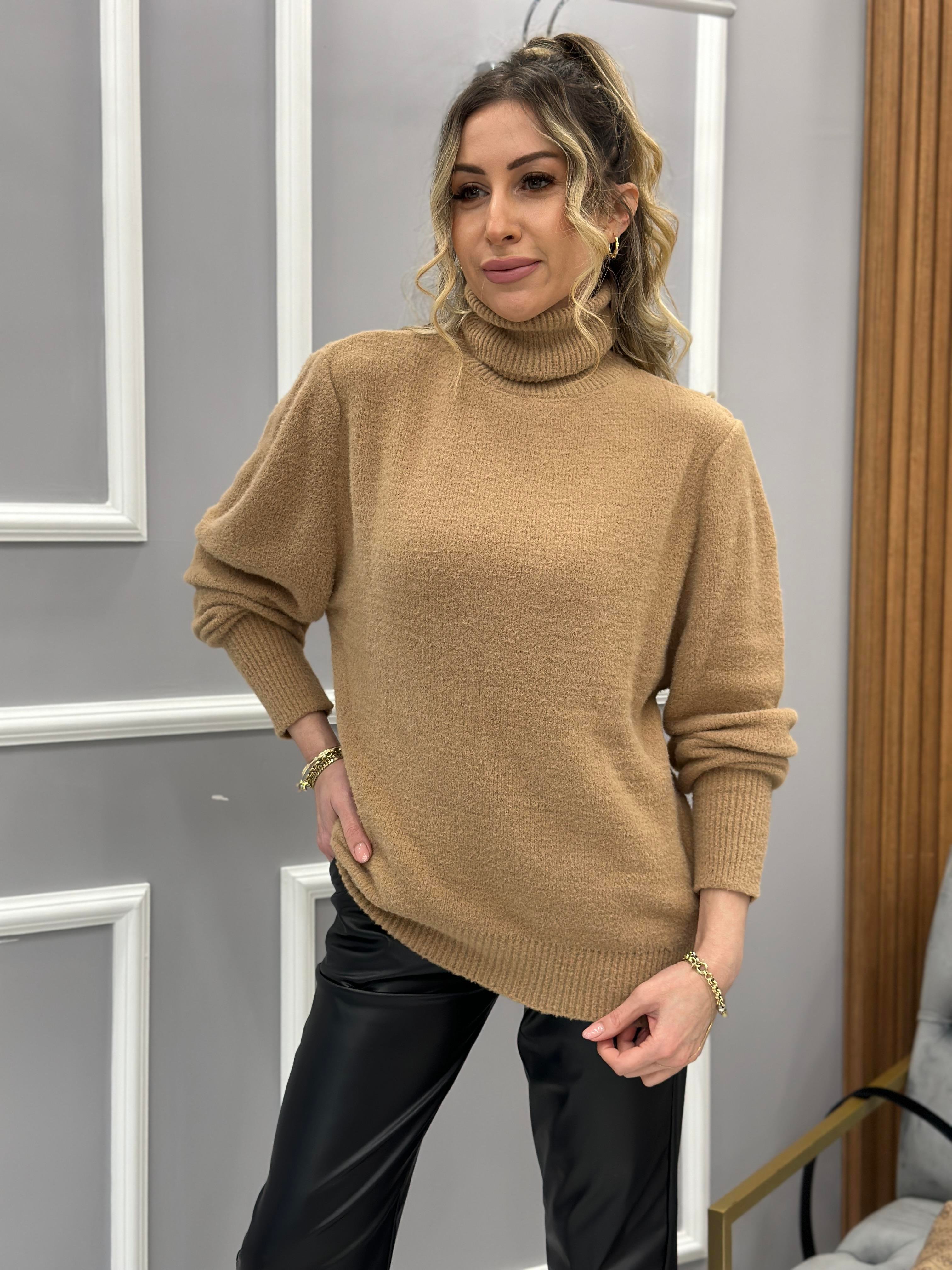 Kazak Balıkçı Yaka Camel
