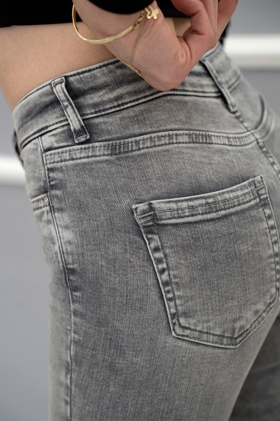 Kota Skinny Jean Gri