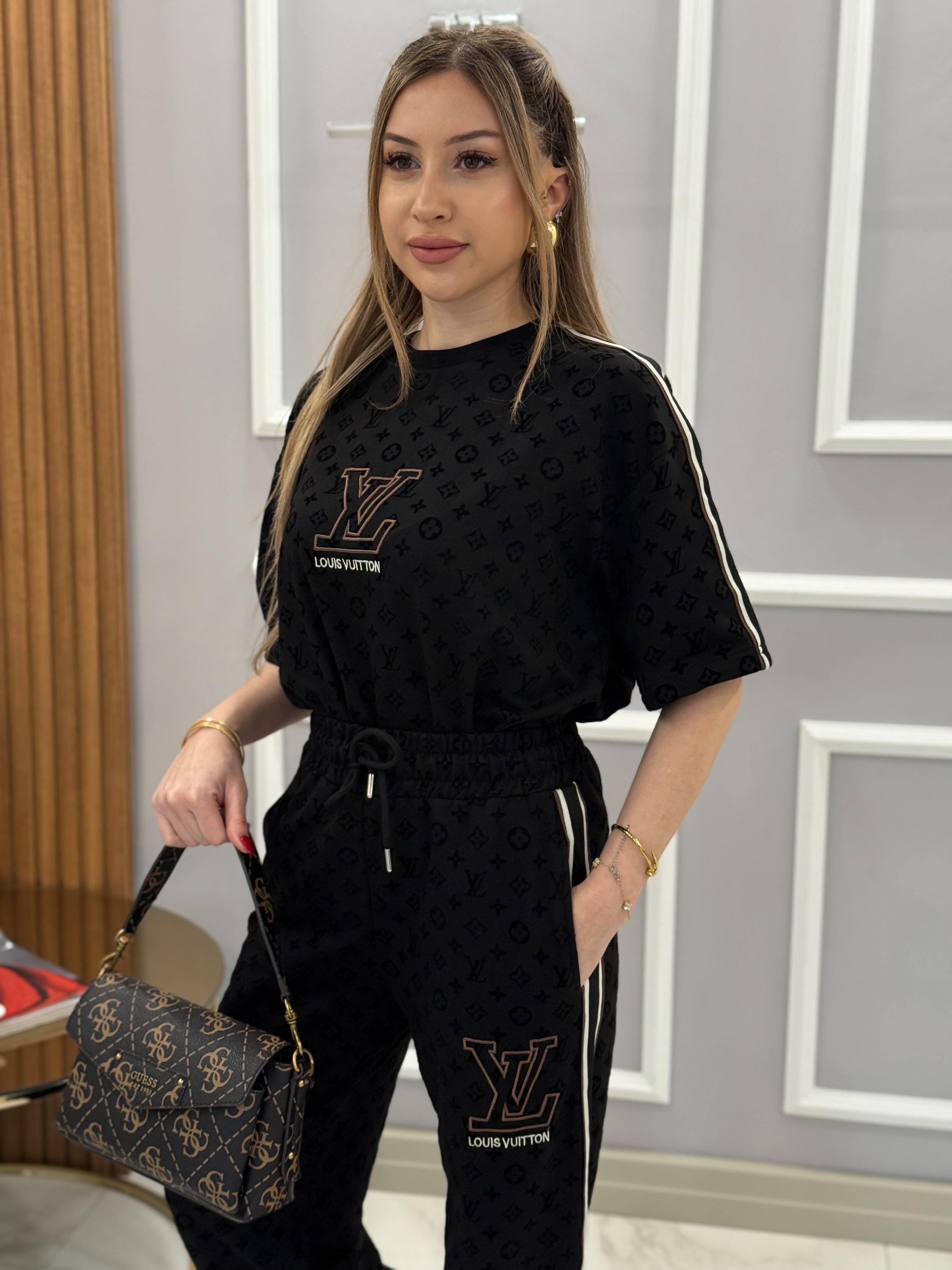 LN Premium Desenli Siyah Takım 