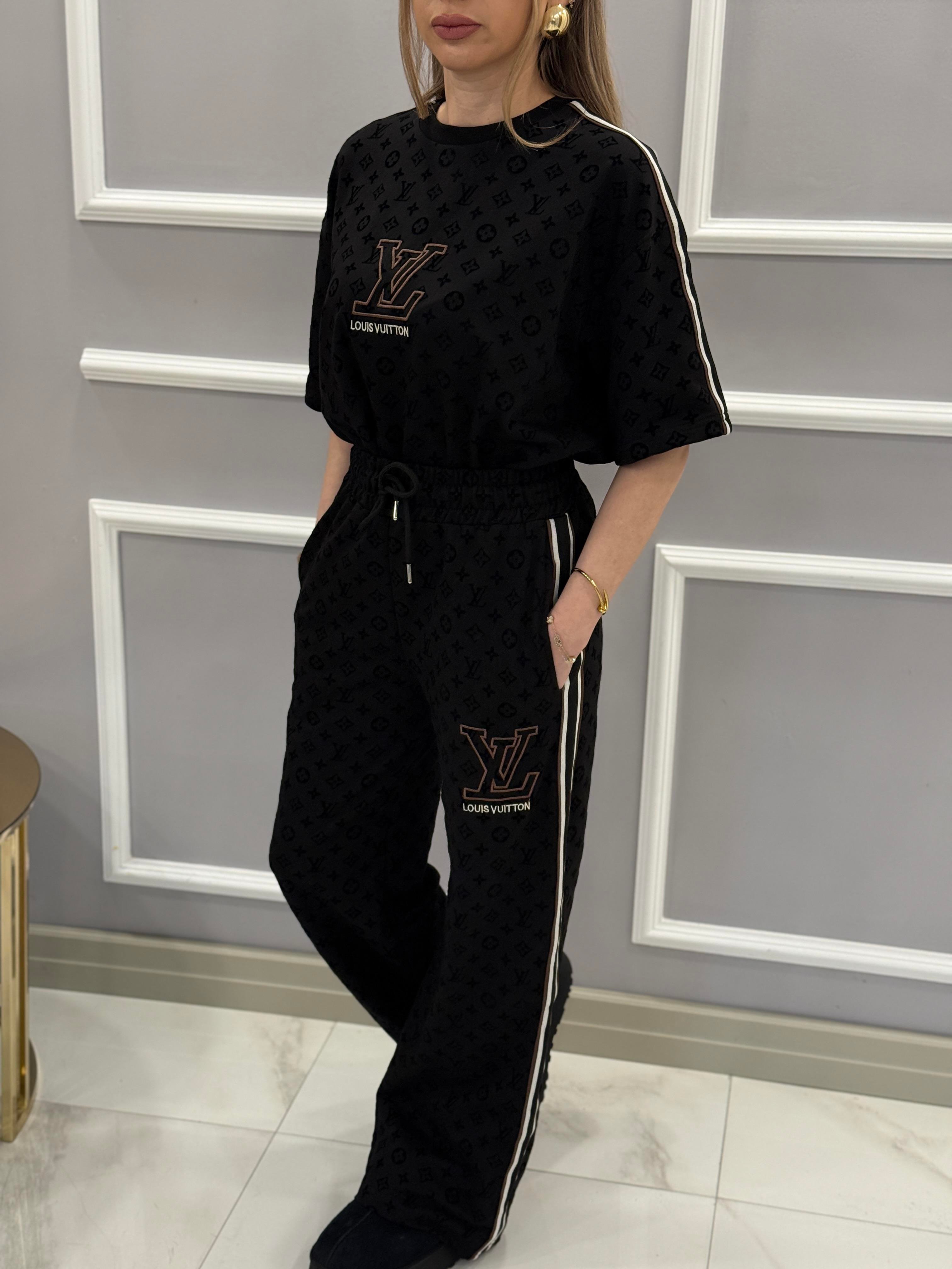 LN Premium Desenli Siyah Takım 