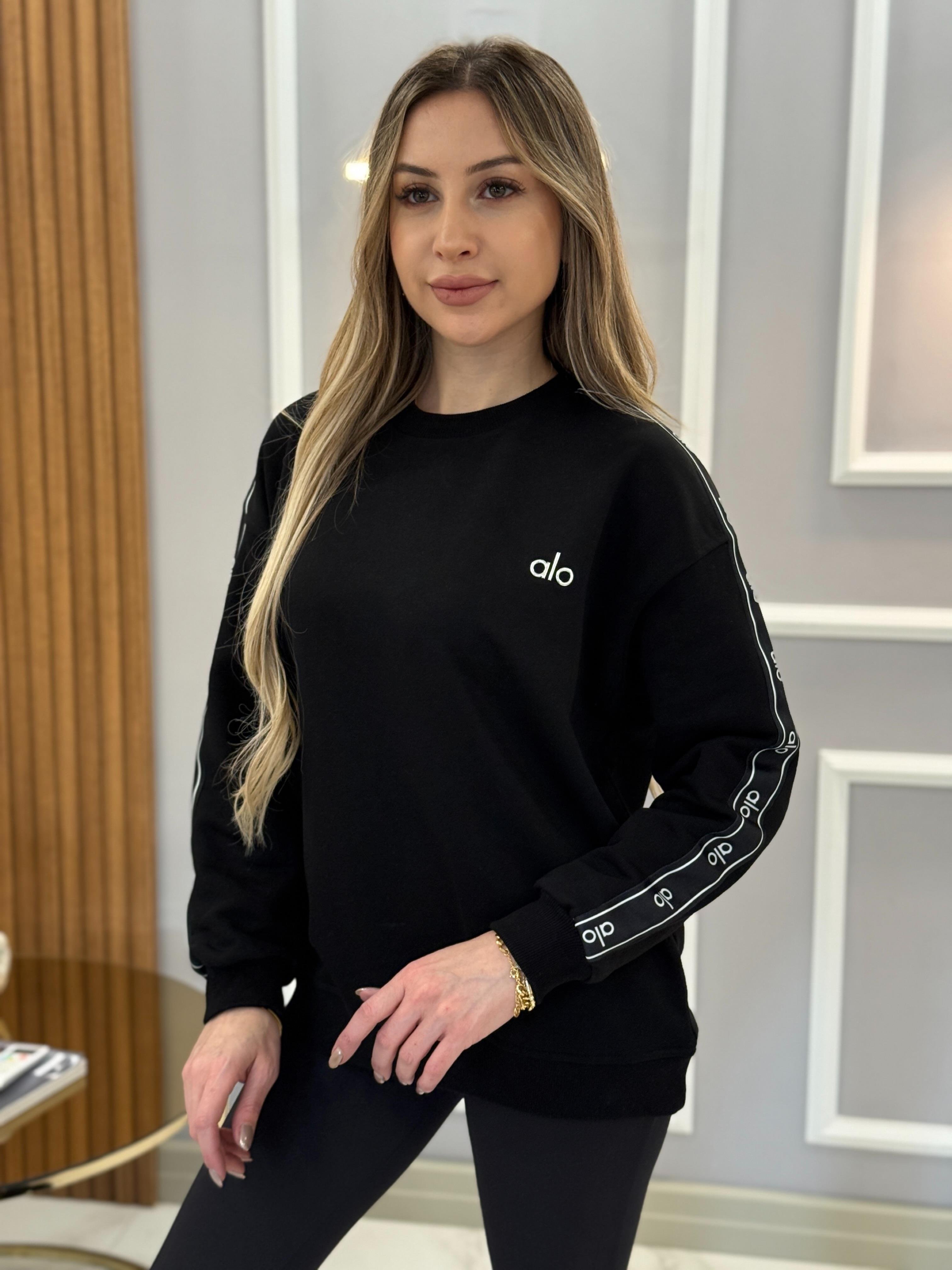 Lo Kol Detaylı Sweat Siyah 65 cm 