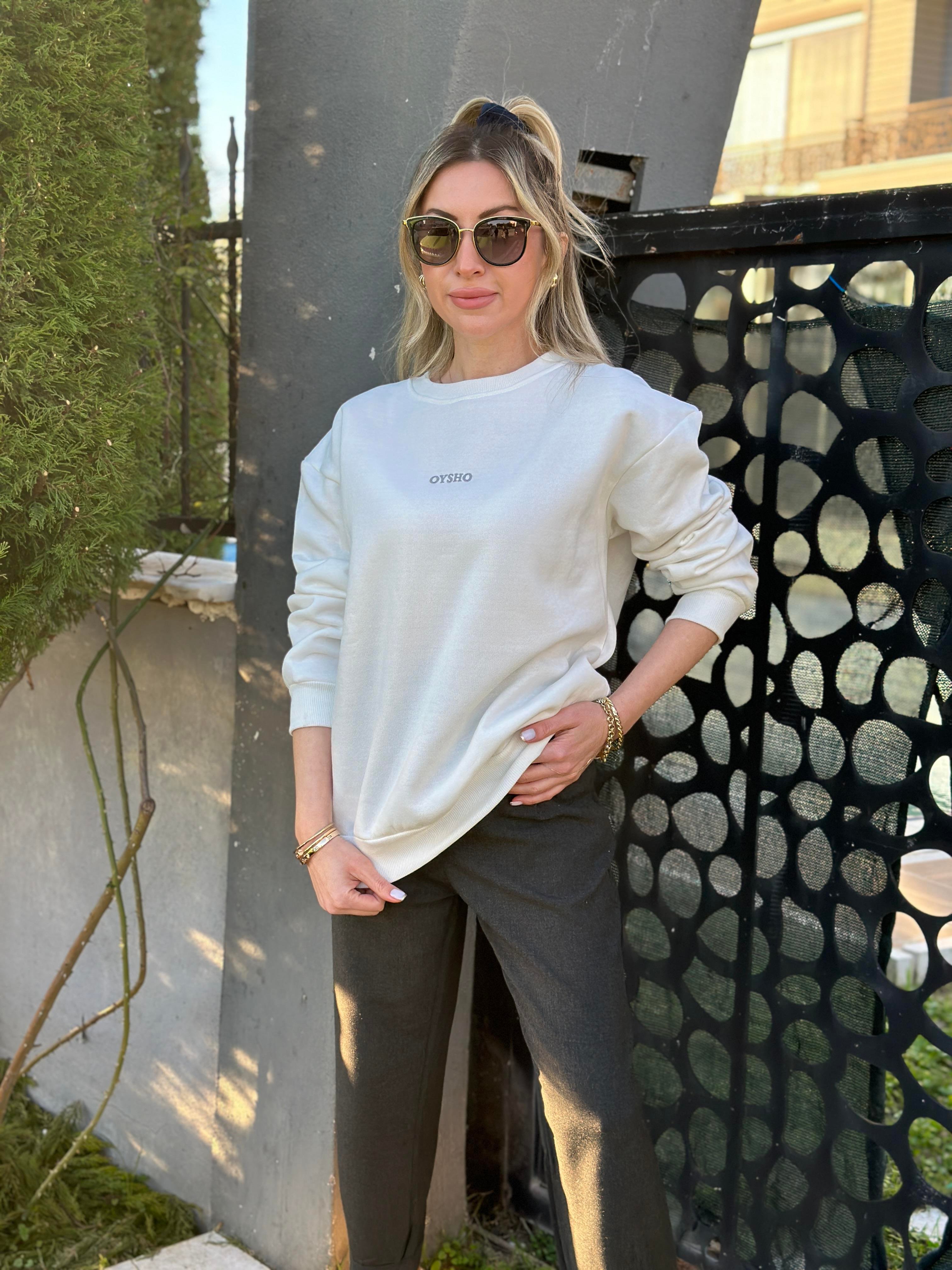 Oys Sweatshirt Ekru