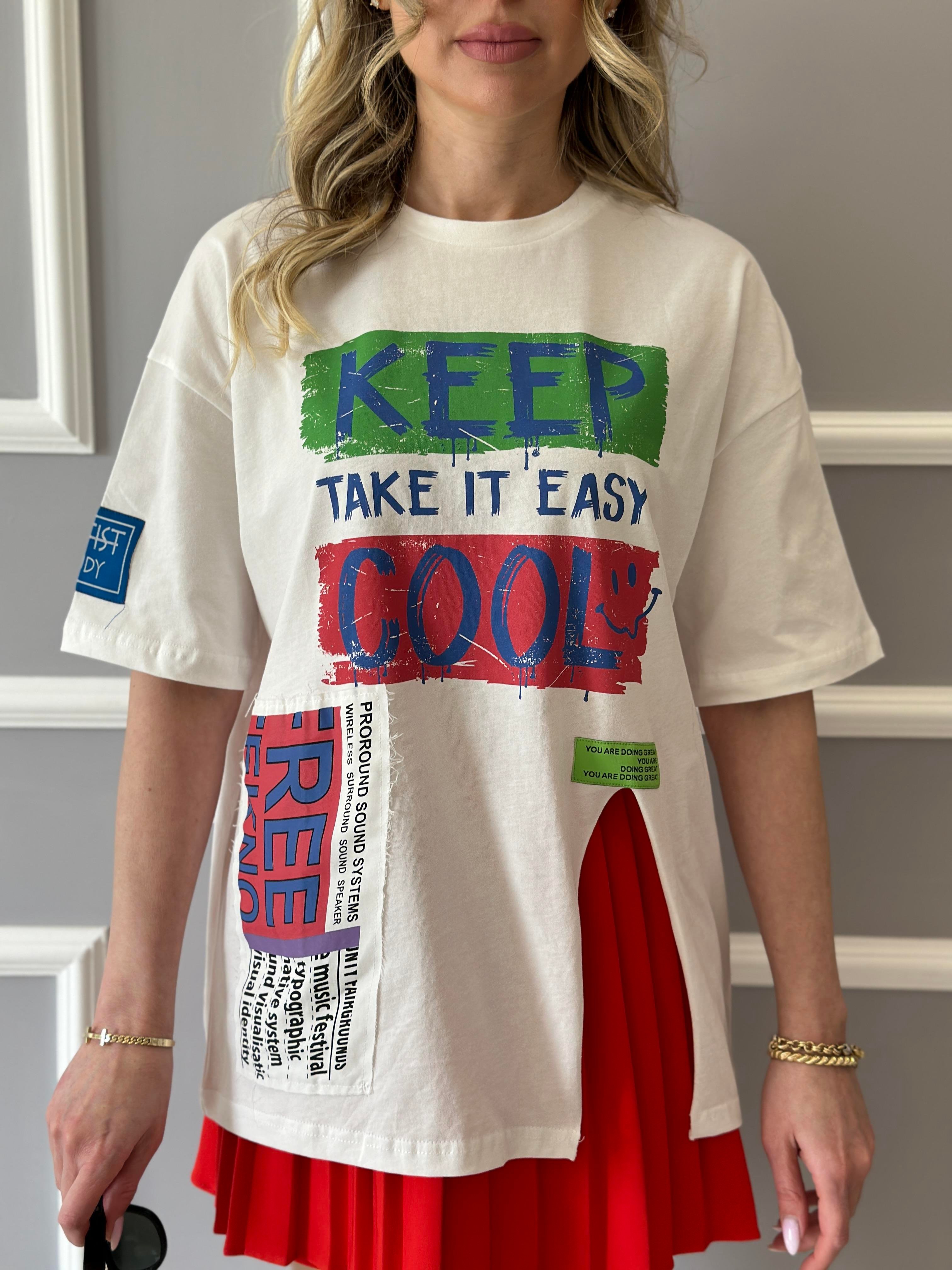 Premium Cool T-shirt  Ekru