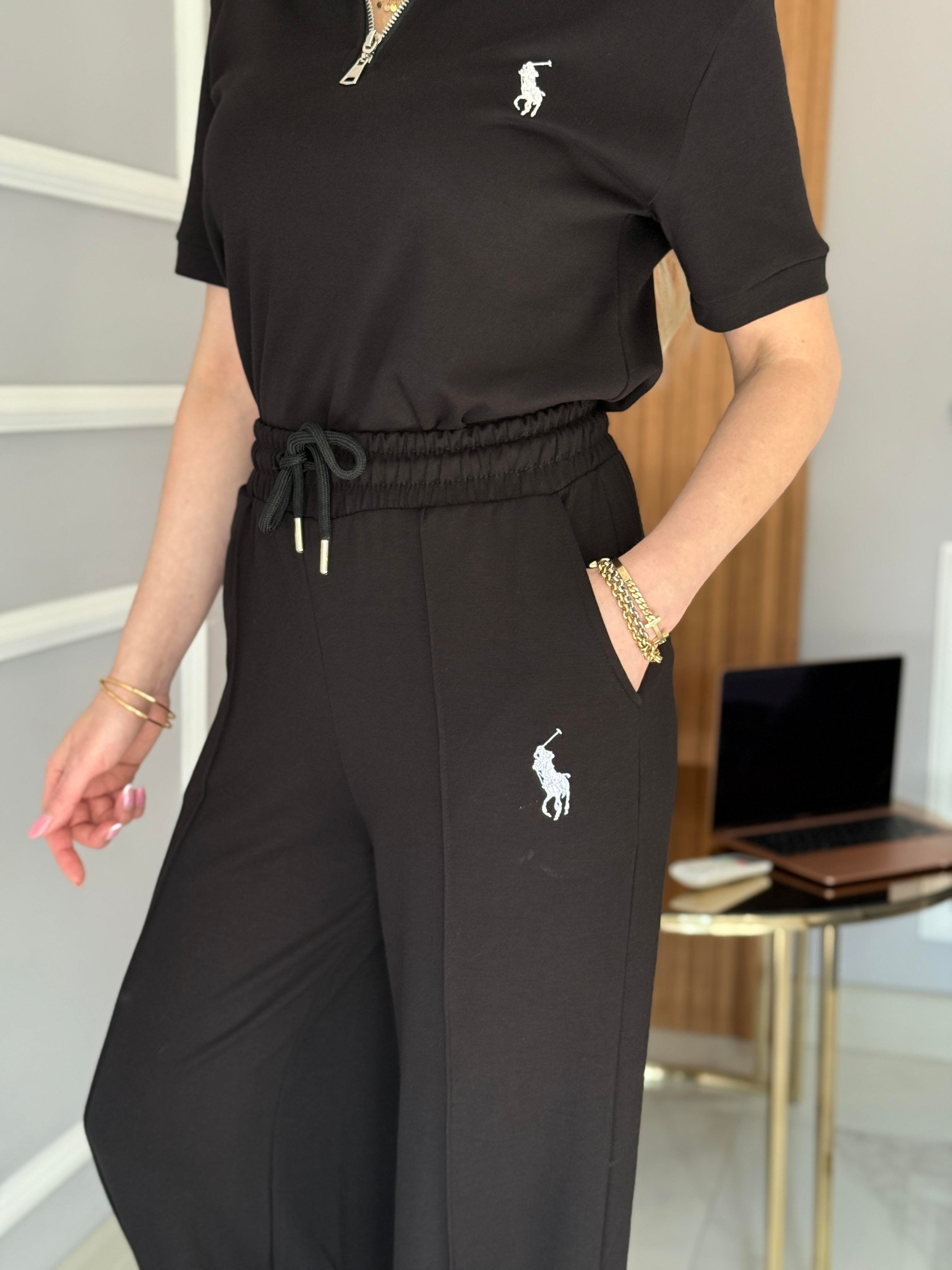 Rl Modal Kumaş Pantolon Eşofman Siyah
