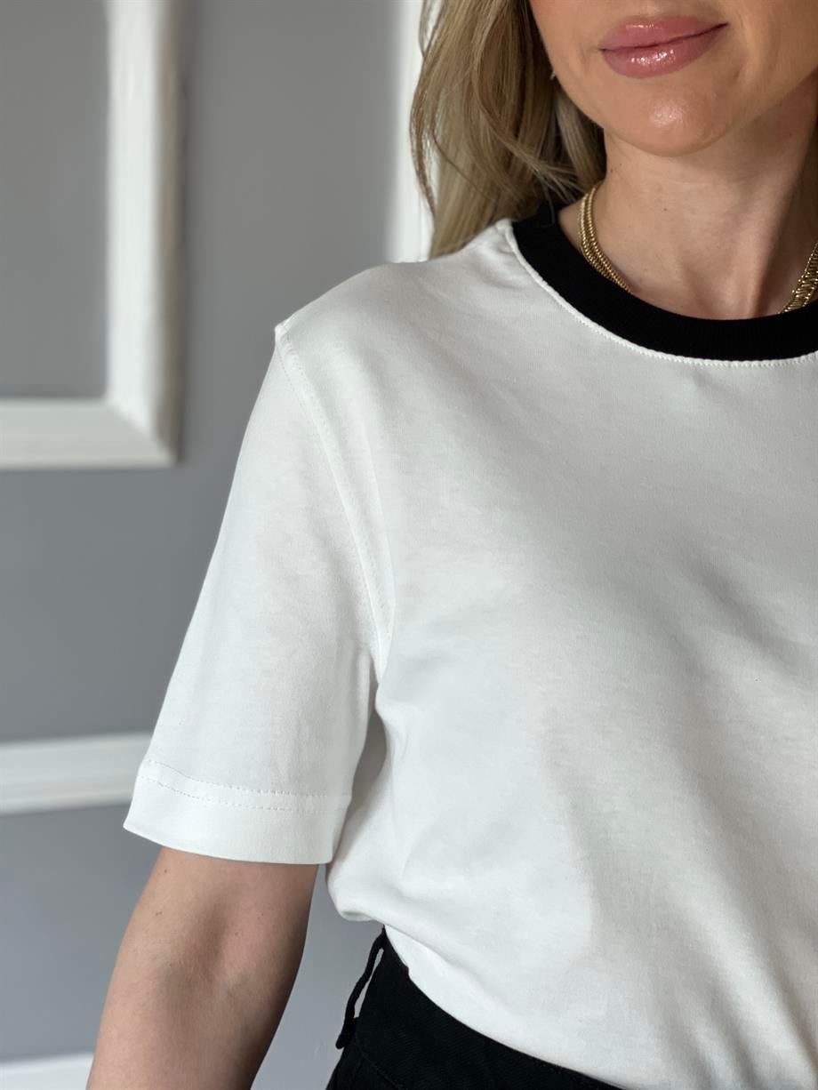 Siyah Biyeli T-shirt