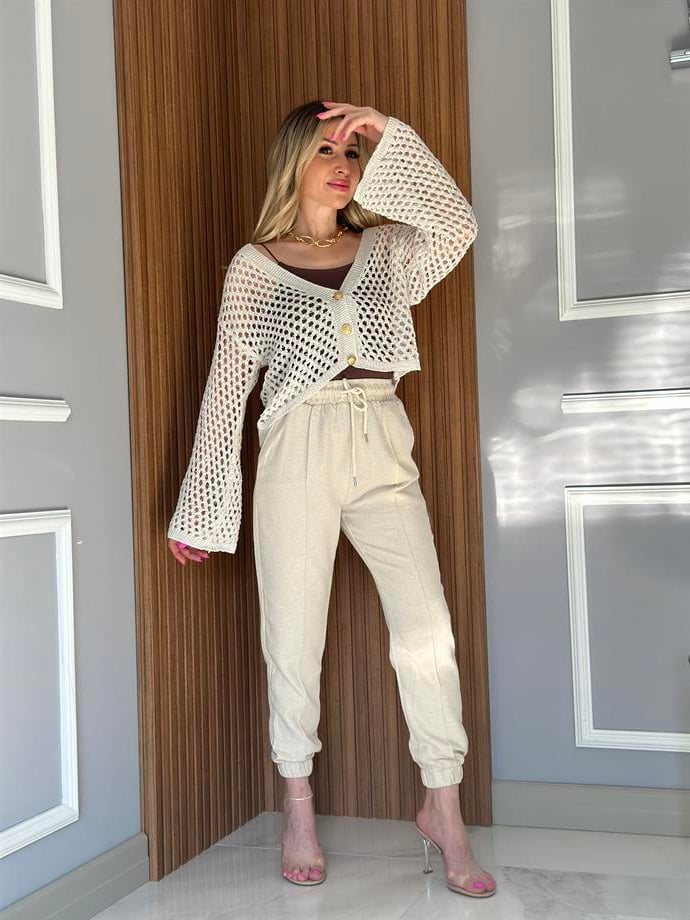 Star Keten Jogger Pantolon
