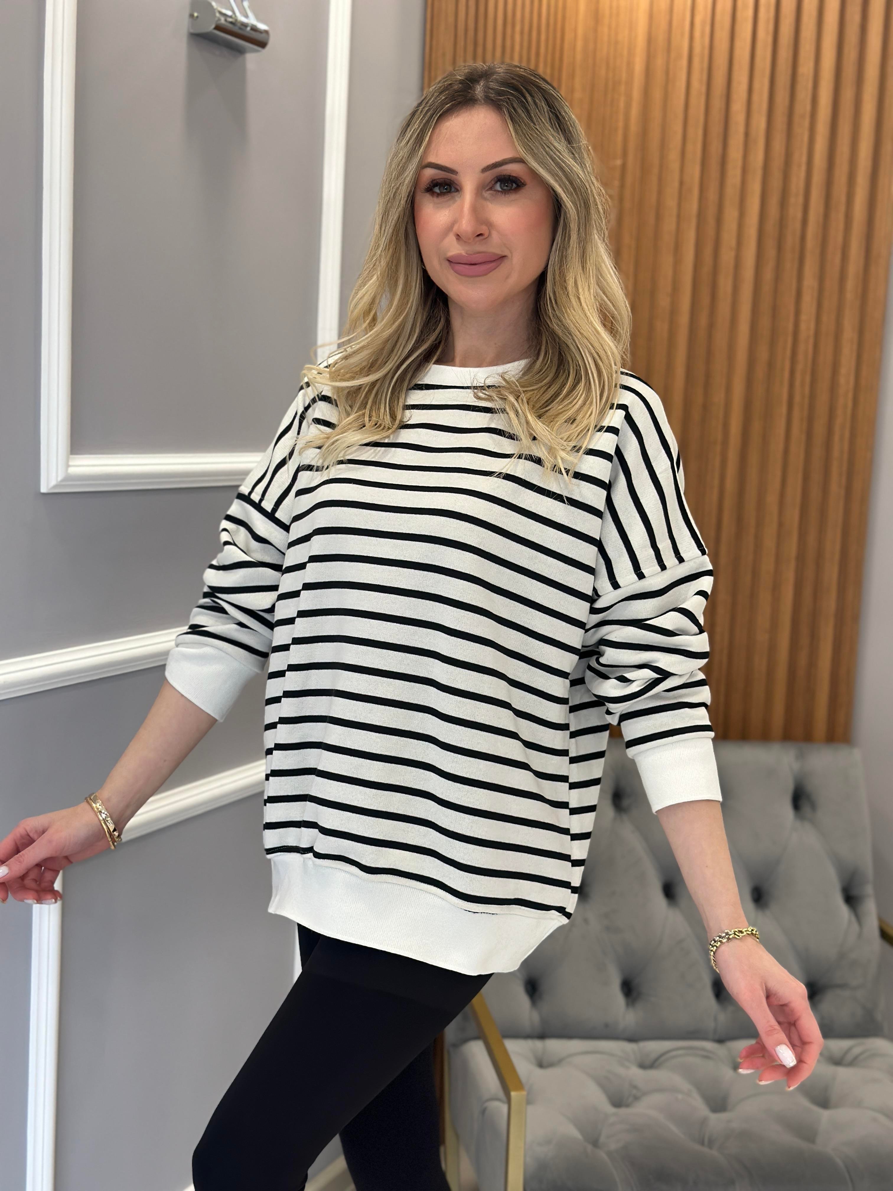 Sweatshirt Çizgili