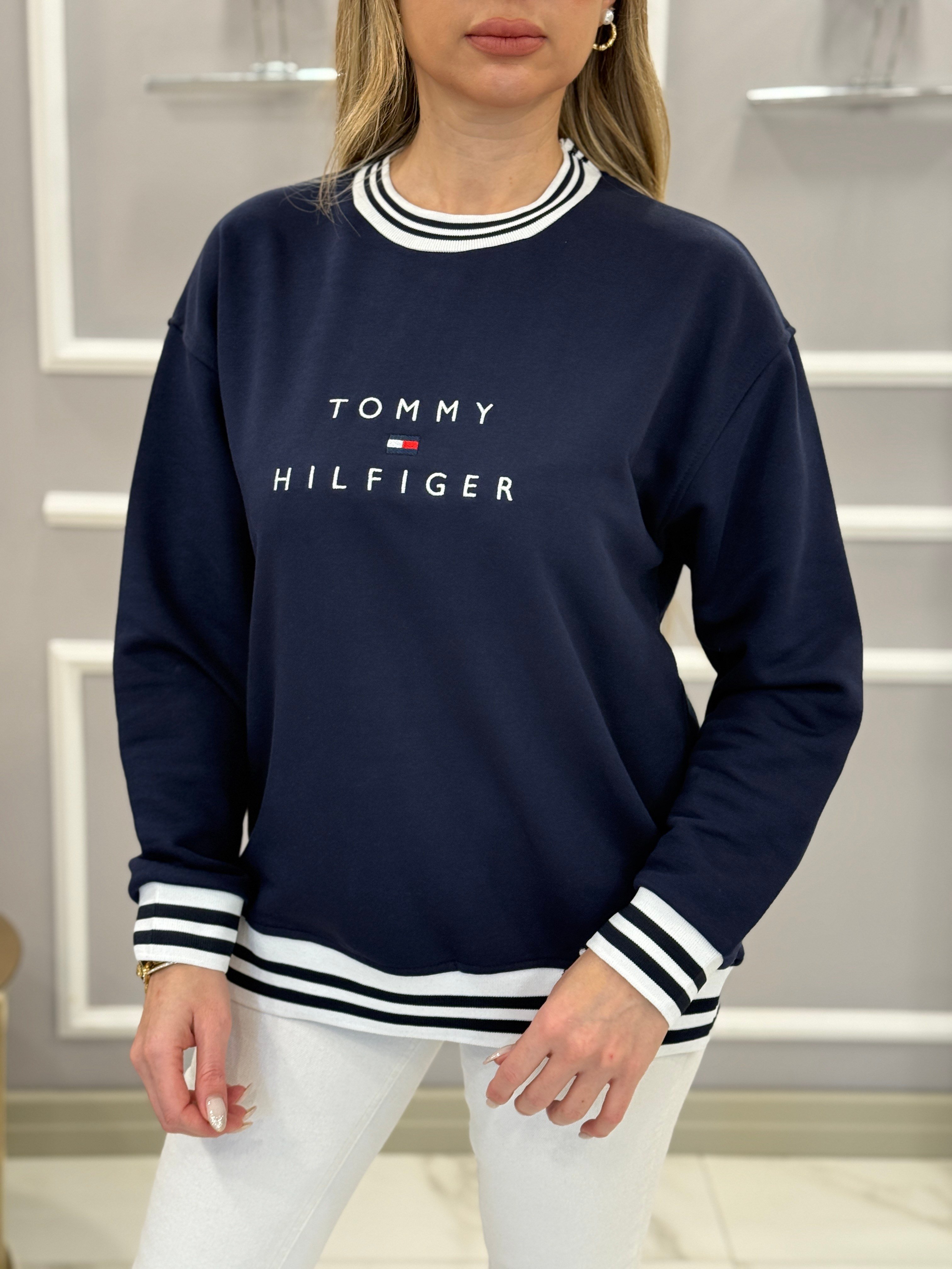 TH Premium Biyeli Sweat Lacivert