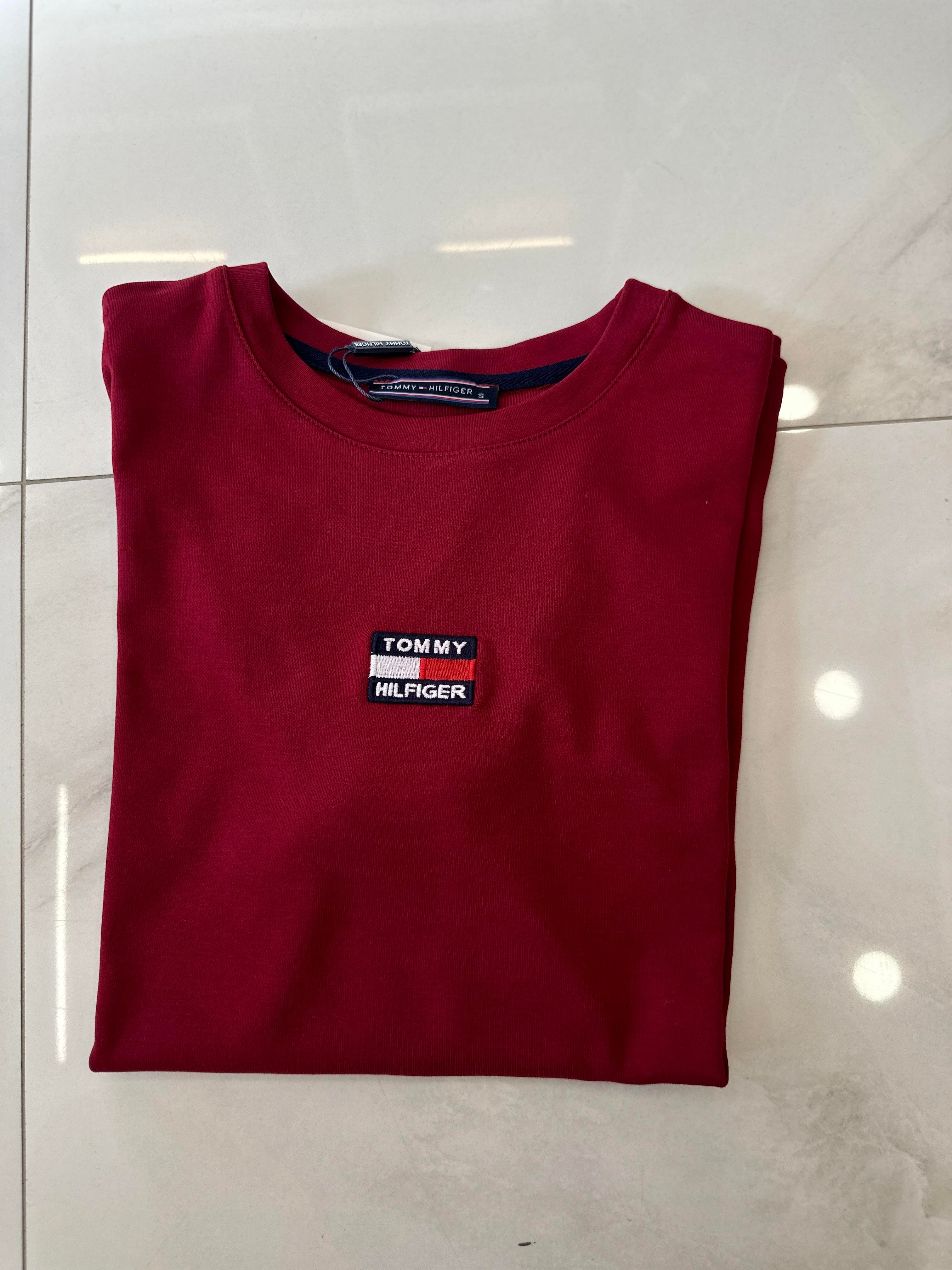 Th T-shirt Arma Detaylı Bordo