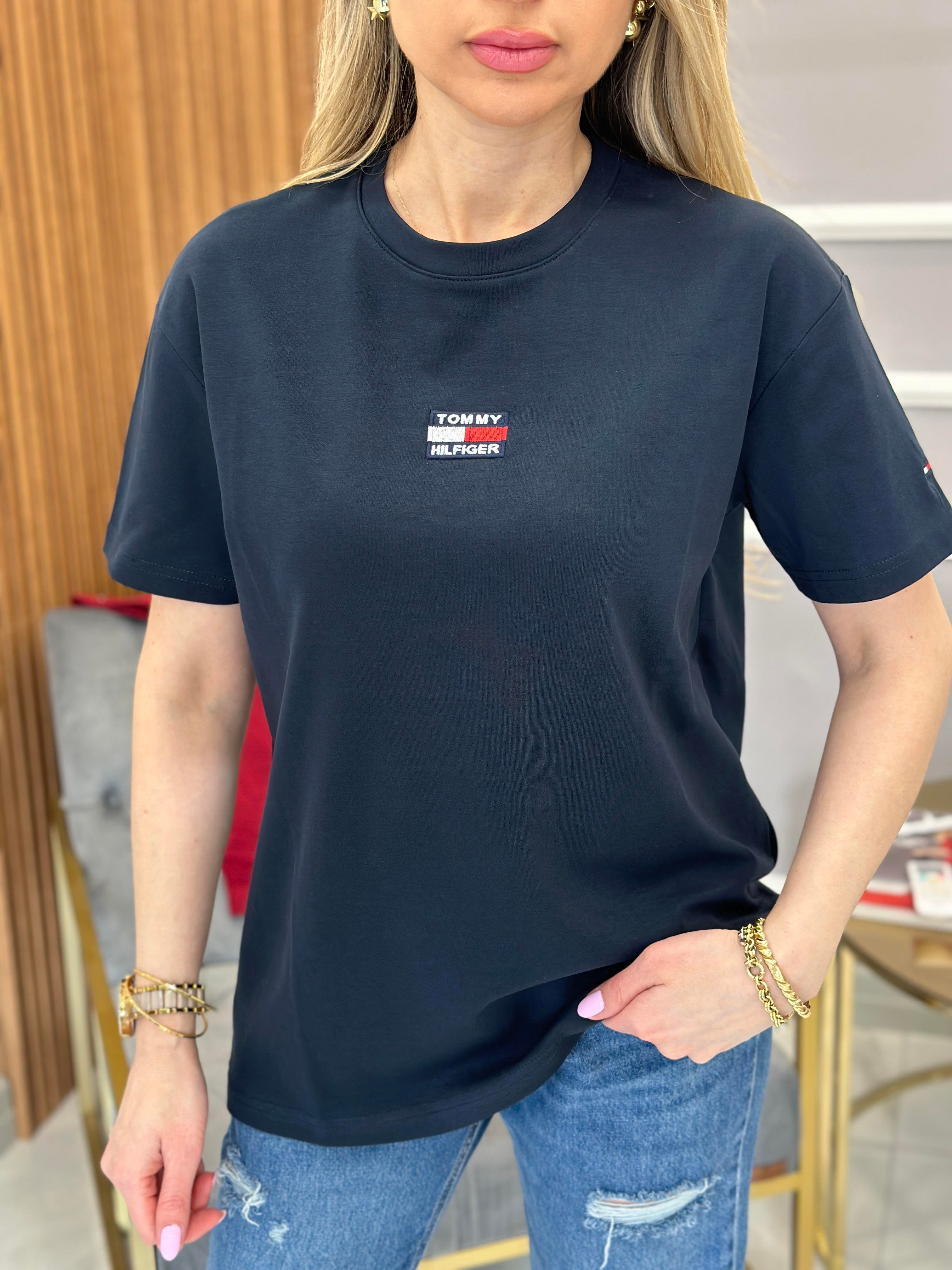 Th T-shirt Arma Detaylı Lacivert