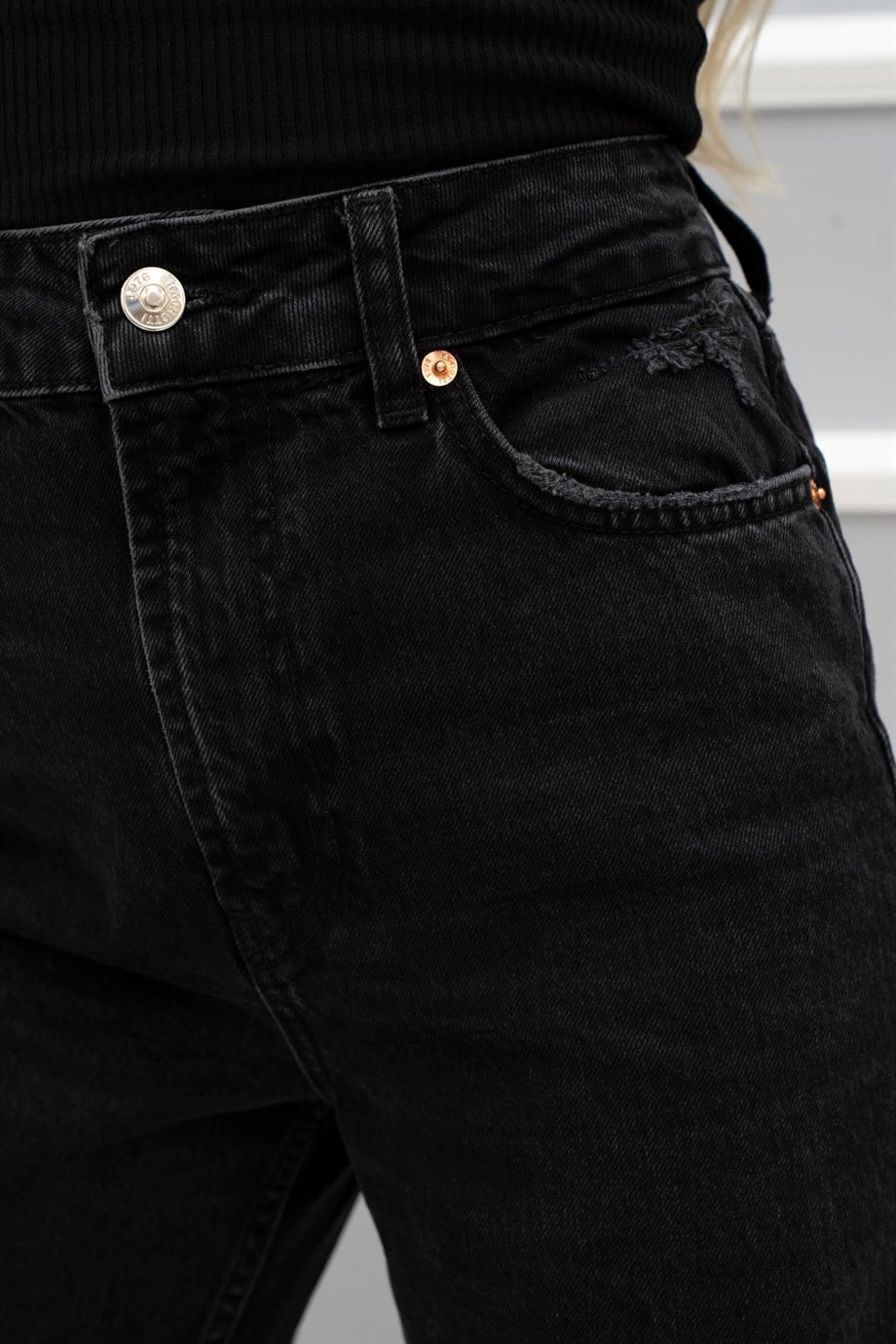 We Love Naturel Paça Jean Siyah