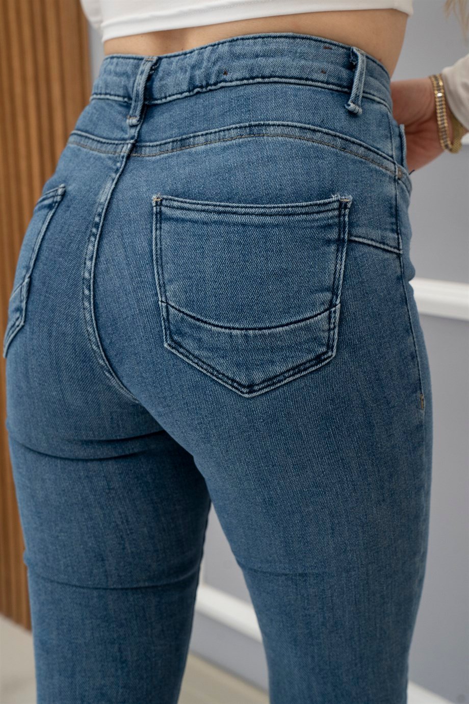 Wvar Push Up Jean Mavi
