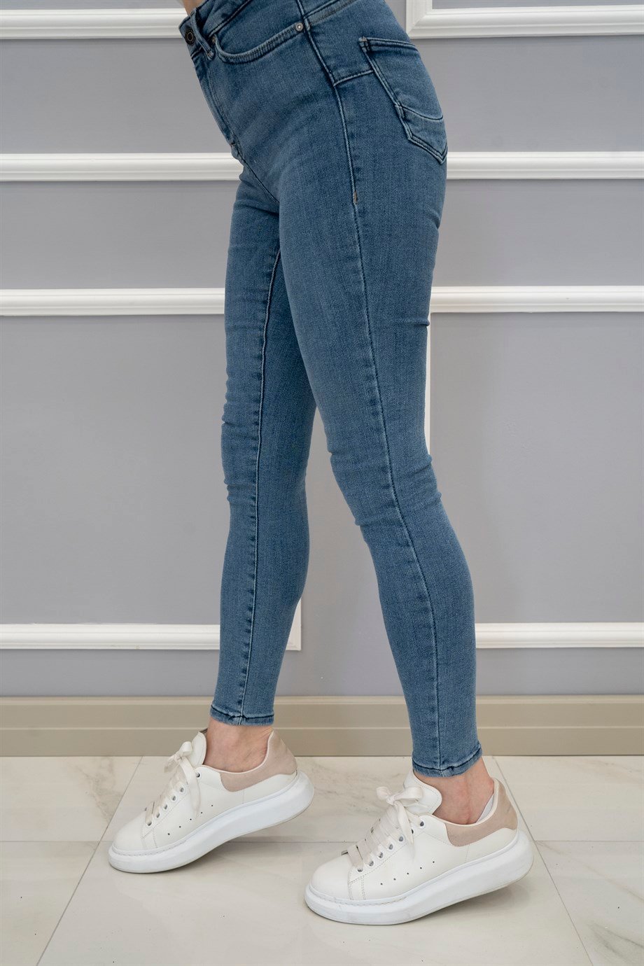 Wvar Push Up Jean Mavi