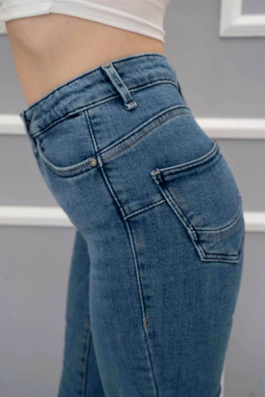 Wvar Push Up Jean Mavi