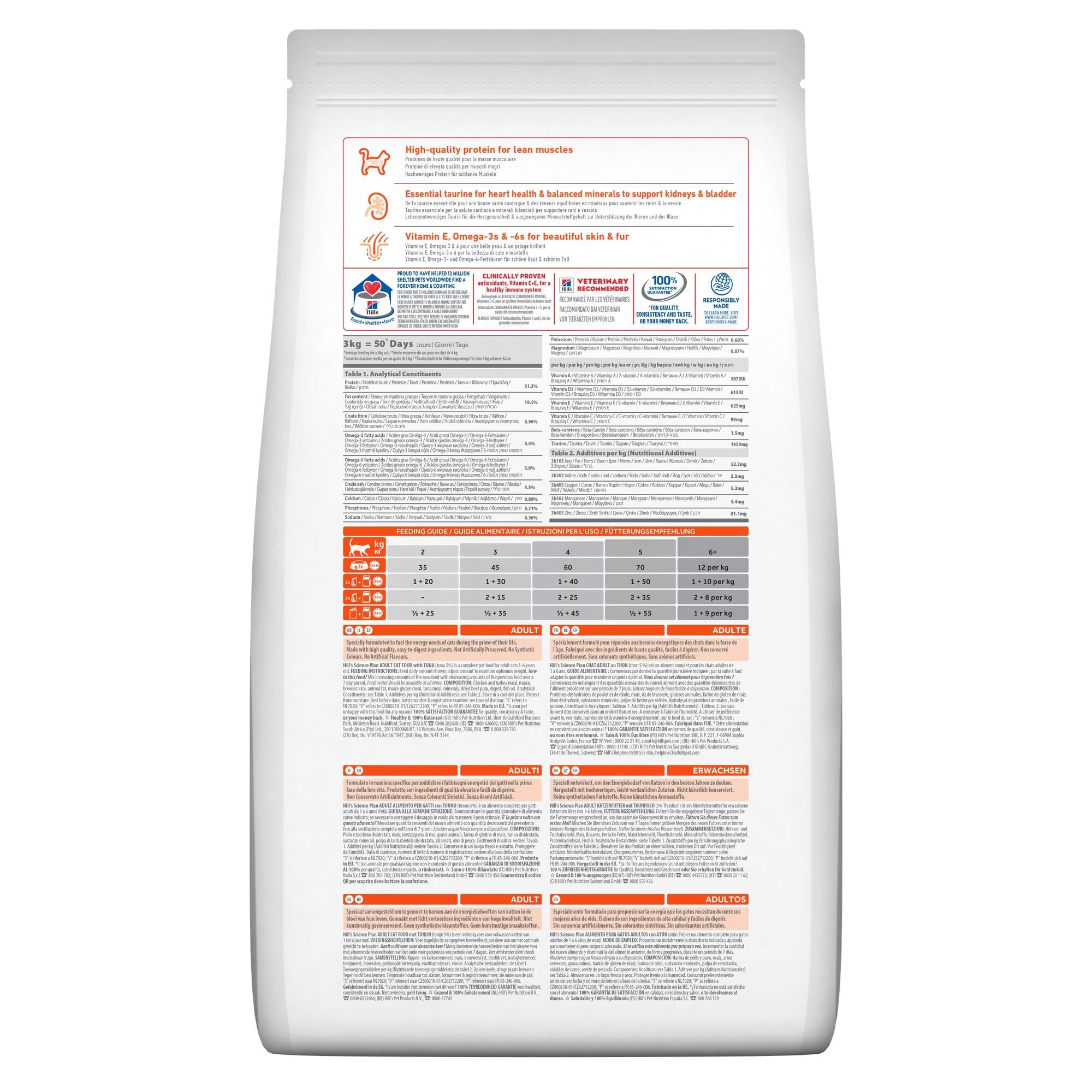 Hill's Hill's Optimal Care Tuna Balıklı Yetişkin Kedi Maması 1,5kg