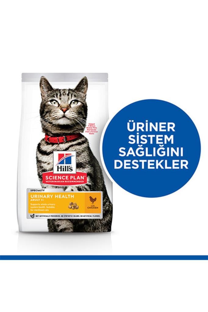 Hills Science Plan Hills Science Plan Hill’s Scıence Plan Urinary Üriner Sistem Destekleyici Tavuklu Yetişkin Kedi Maması 1,5 Kg