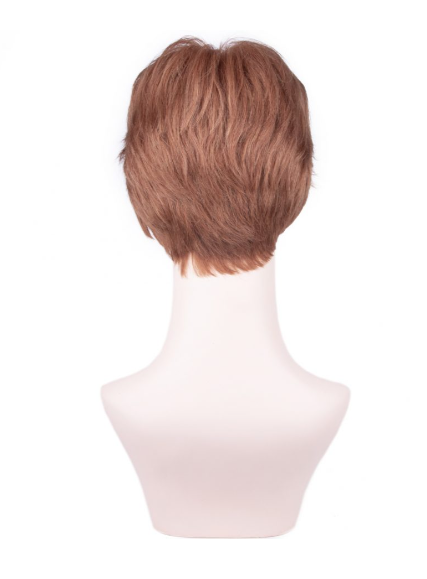 Light Blonde Very Short Straight Tulle Wig
