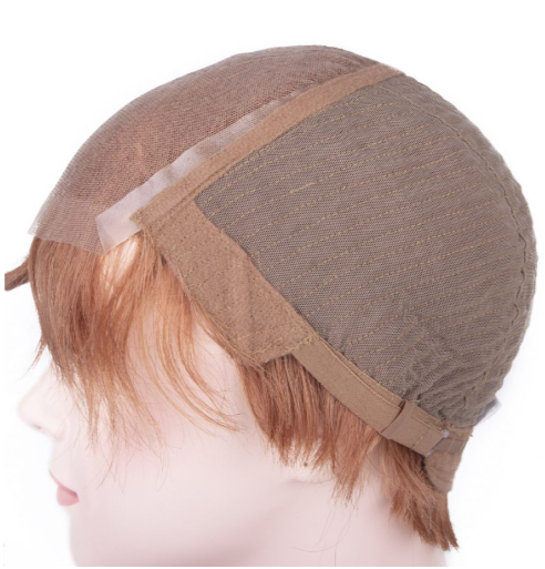 Light Blonde Very Short Straight Tulle Wig