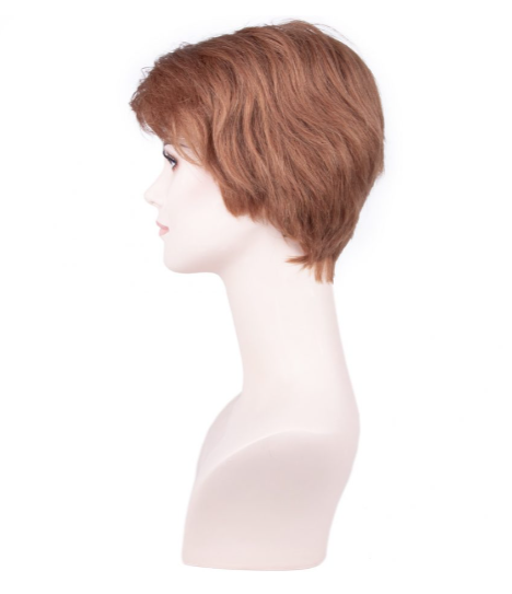 Light Blonde Very Short Straight Tulle Wig