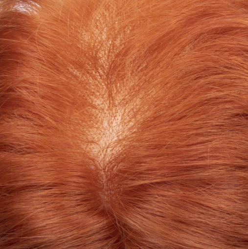 Irish Copper Very Short Straight Tulle Wig