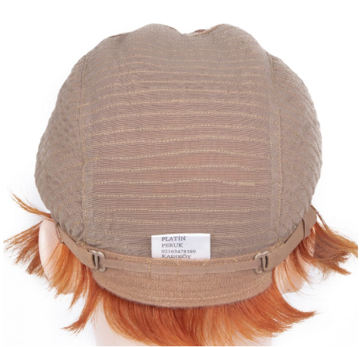 Irish Copper Very Short Straight Tulle Wig