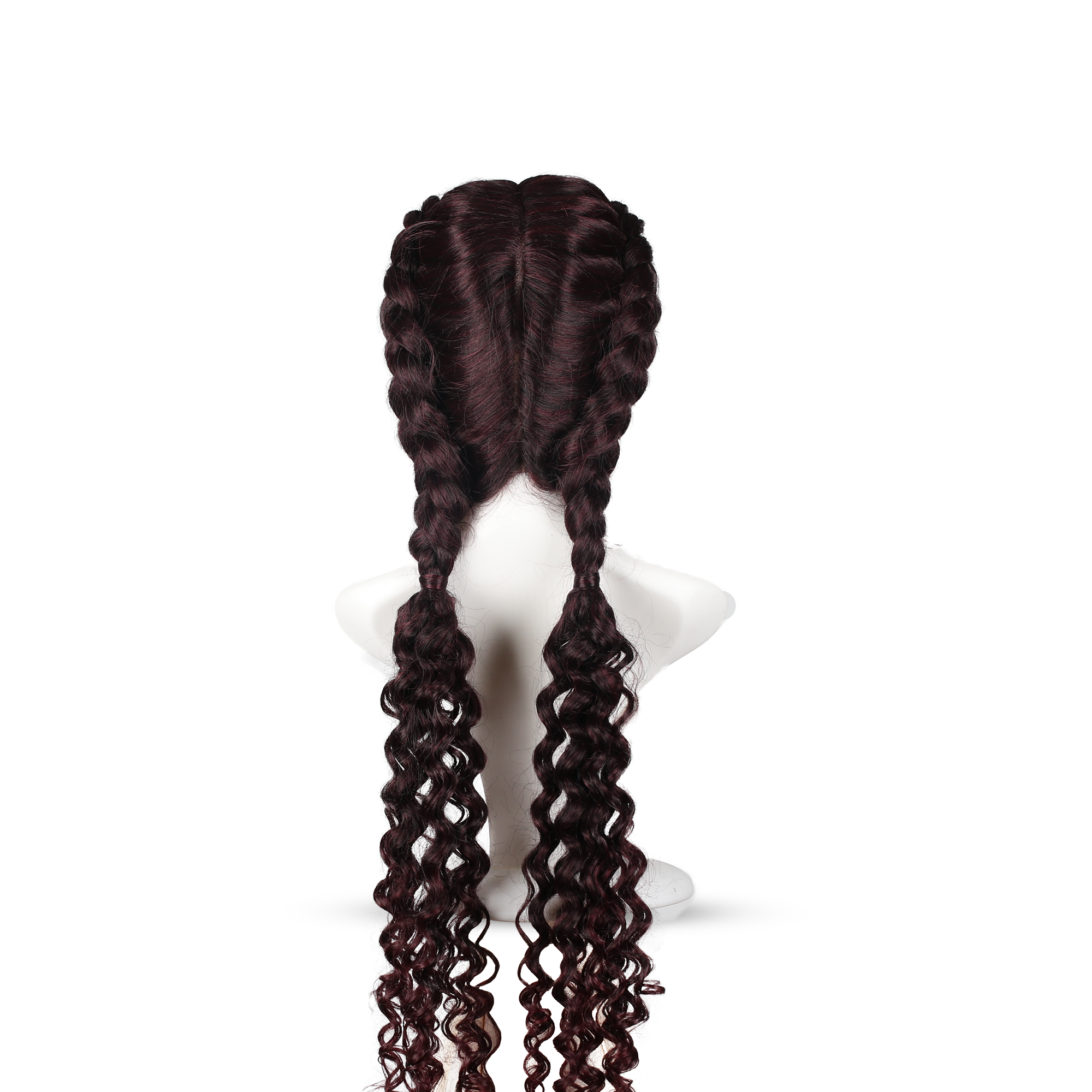 KIZIL RENK FİBER SENTETİK ÖRGÜLÜ PERUK