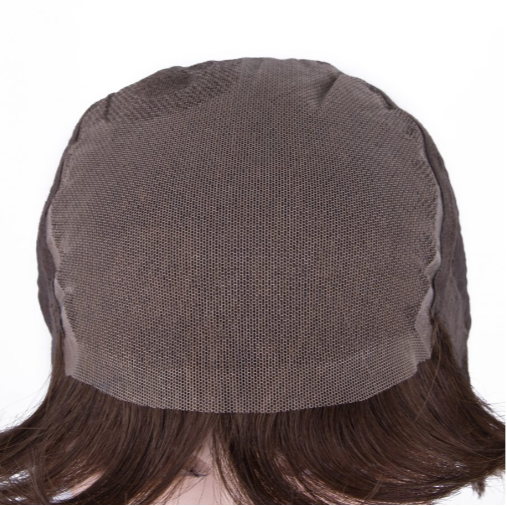 Brunette Very Short Straight Tulle Wig