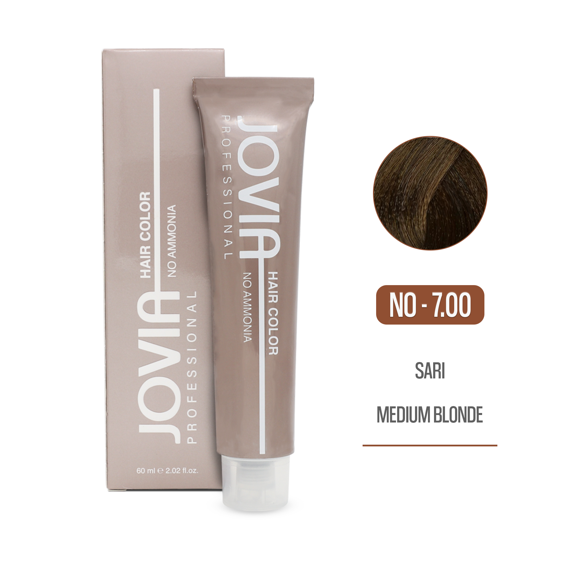 Saç Boyası (Amonyaksız) -  7.00 - Sarı (Medium Blonde Hair Color No Ammonia) 60 ml