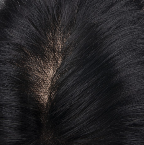 Black Very Short Straight Tulle Wig