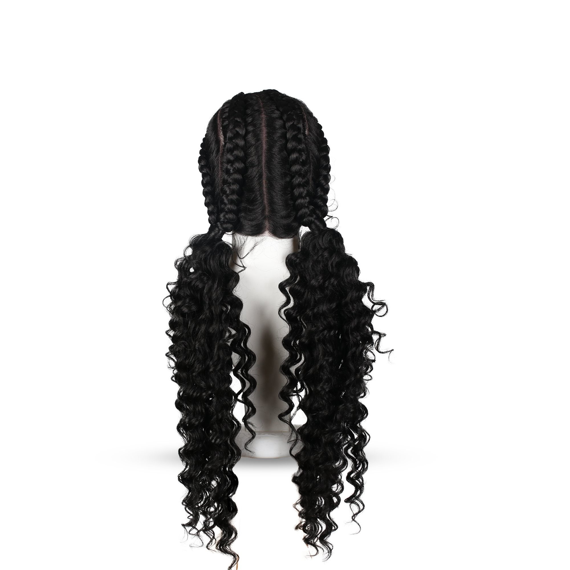 SİYAH RENK FİBER SENTETİK ÖRGÜLÜ PERUK 